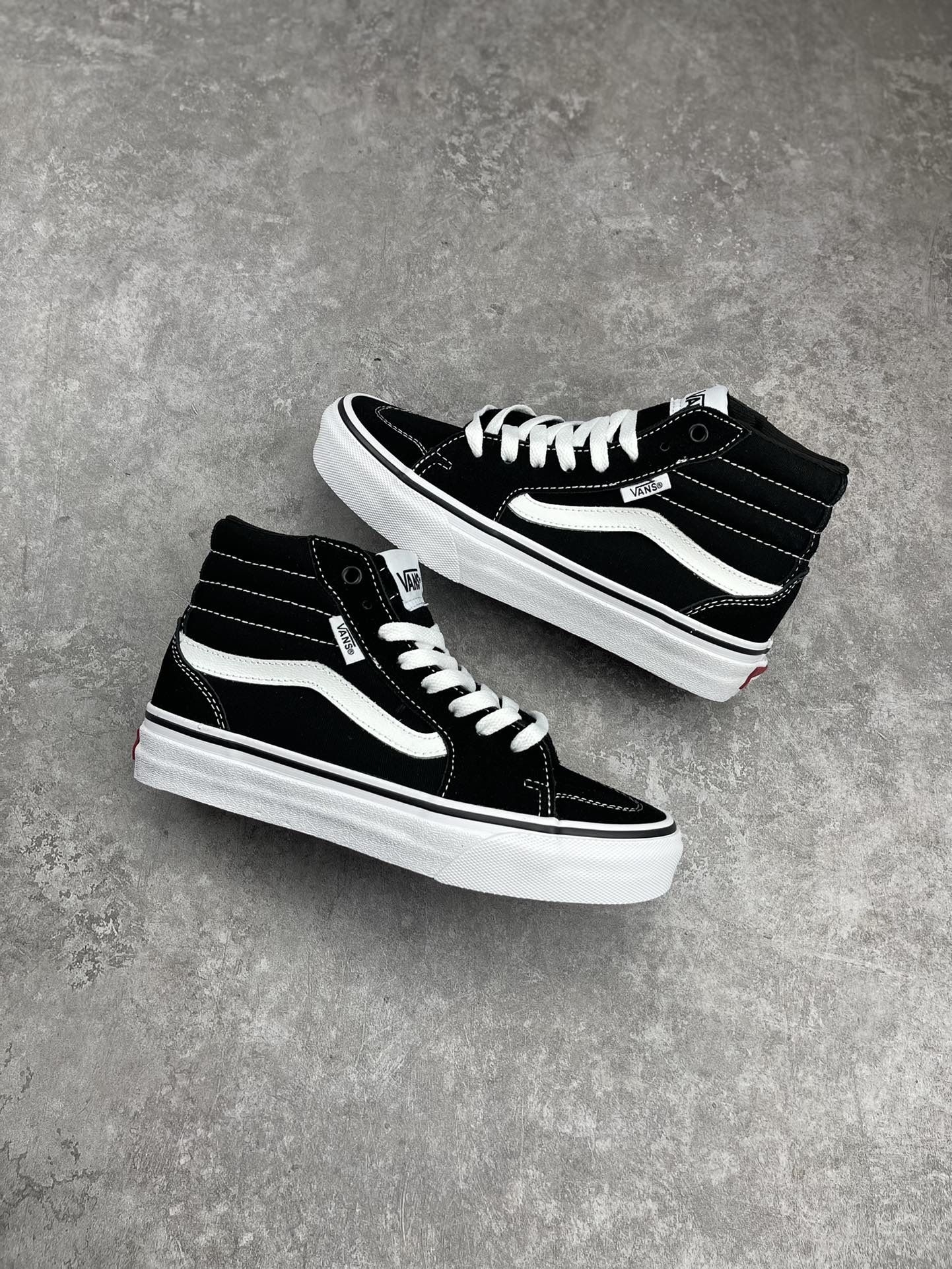 经典黑高帮Vans|万年百搭的通勤休闲鞋
