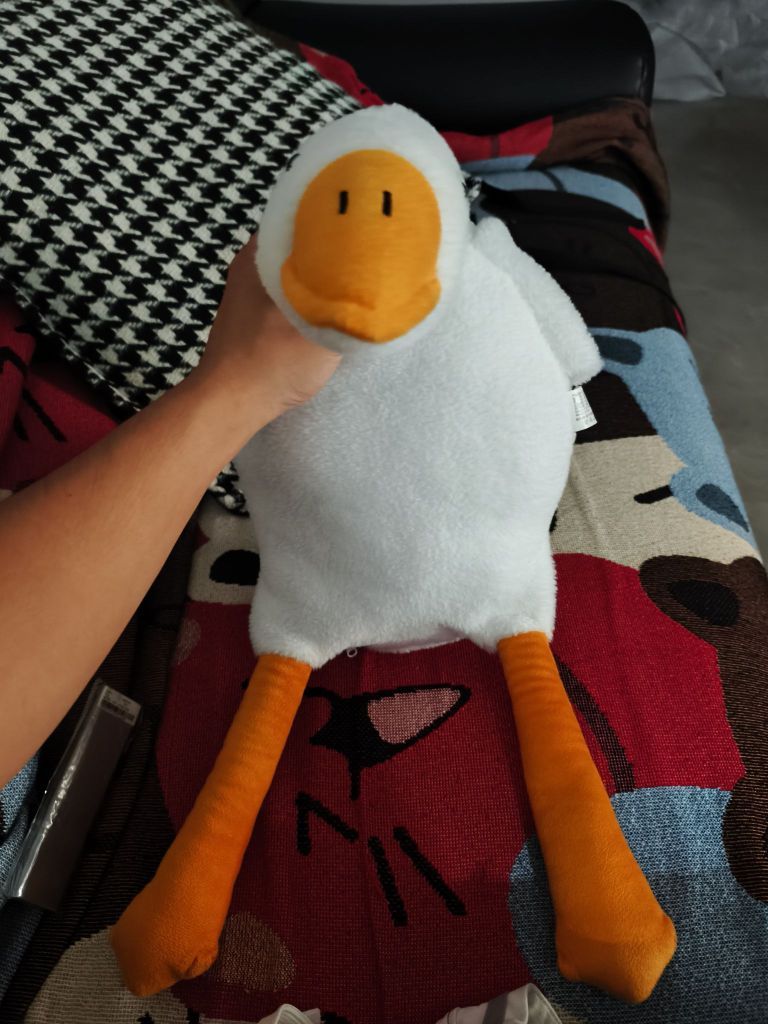 谁能拒绝一只软fufu的呆呆大白鹅🦢抱睡神器
