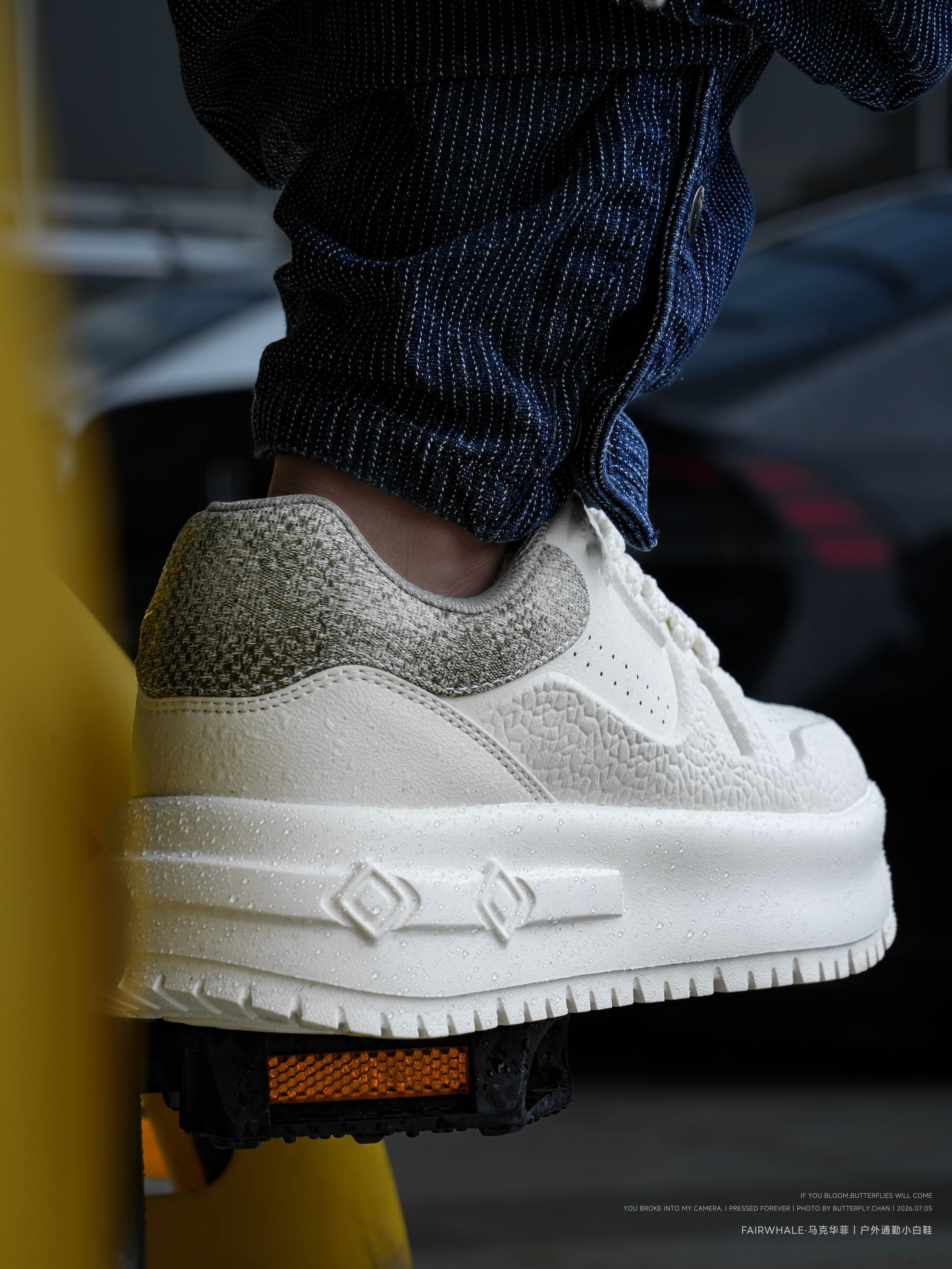 这是一双意料之外好穿的厚底小白鞋👟
