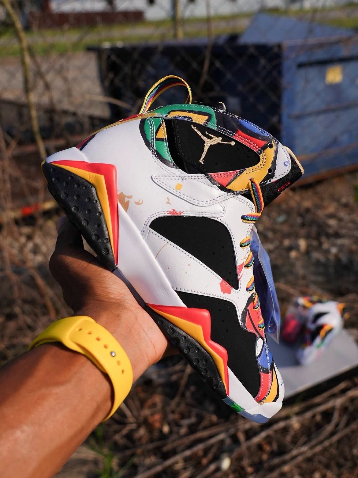 街头吸睛王！AJ7 “米罗”，艺术与球鞋的完美碰撞
