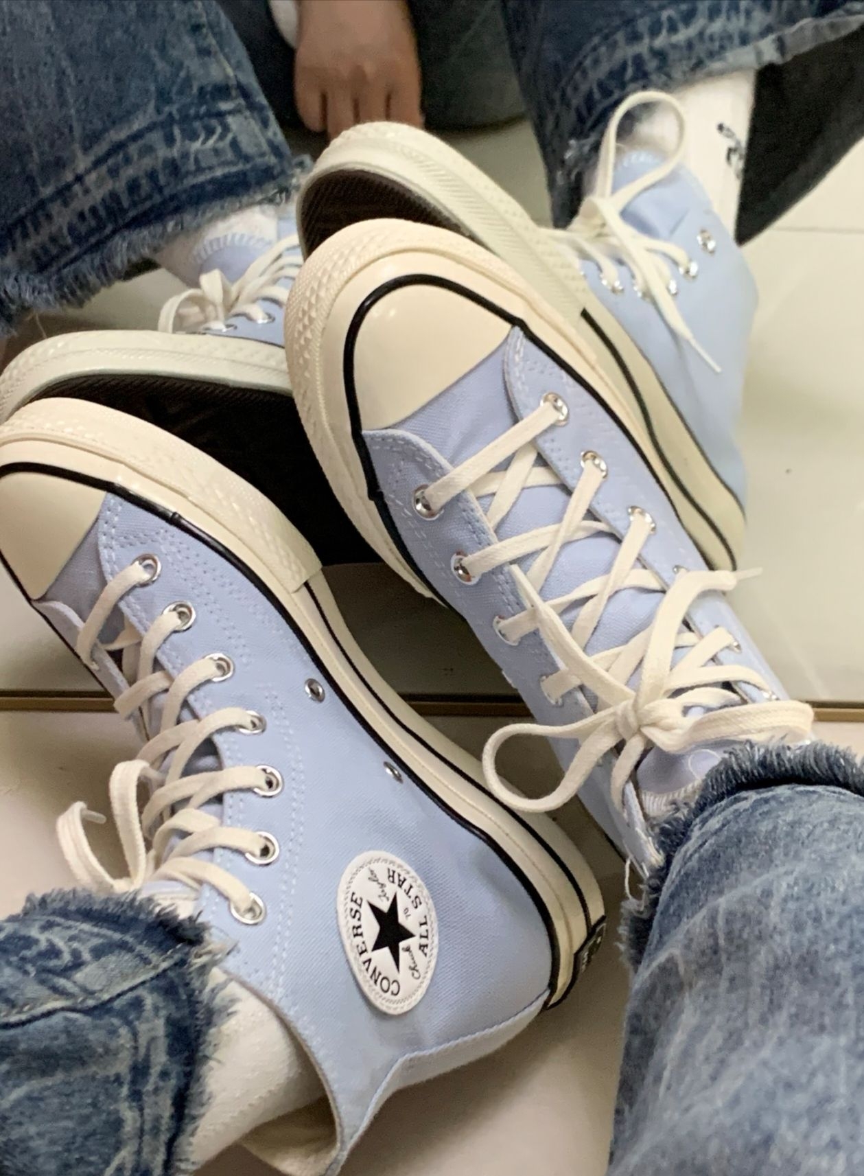 💙奶雾蓝帆布鞋｜百搭不出错的日常刚需鞋款