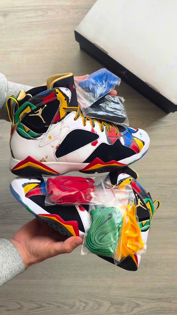 艺术感拉满！AJ7 “Miro” 把涂鸦美学穿在脚上🎨