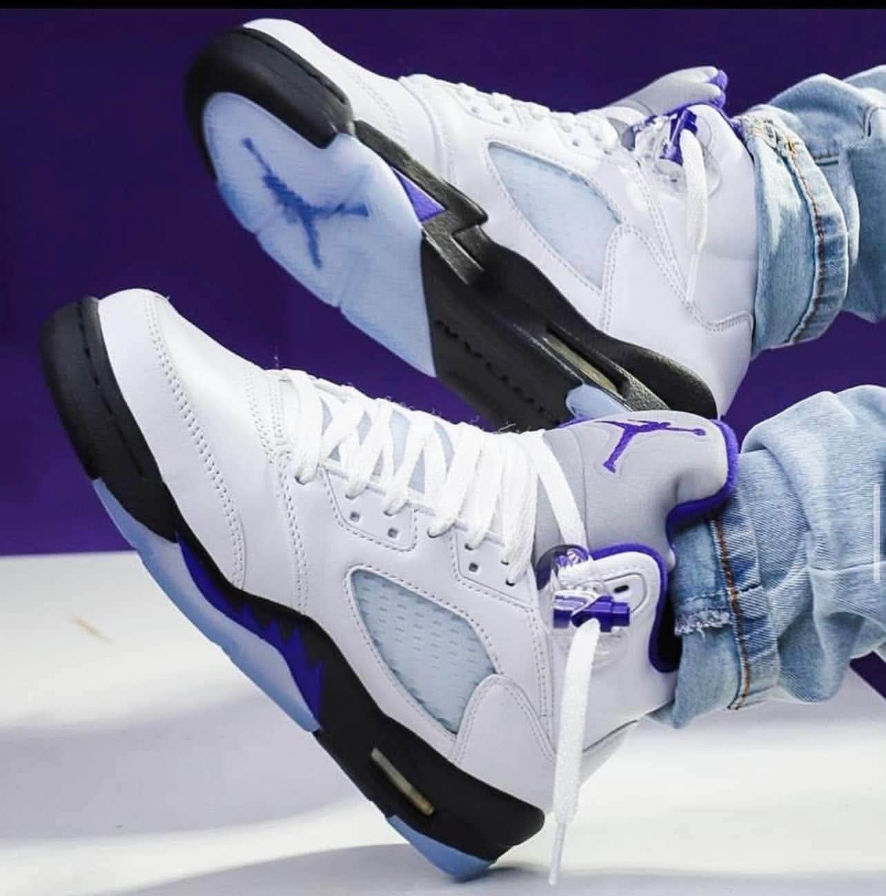 爷青回！Air Jordan 5「Dark Concord」，这抹紫太对味了