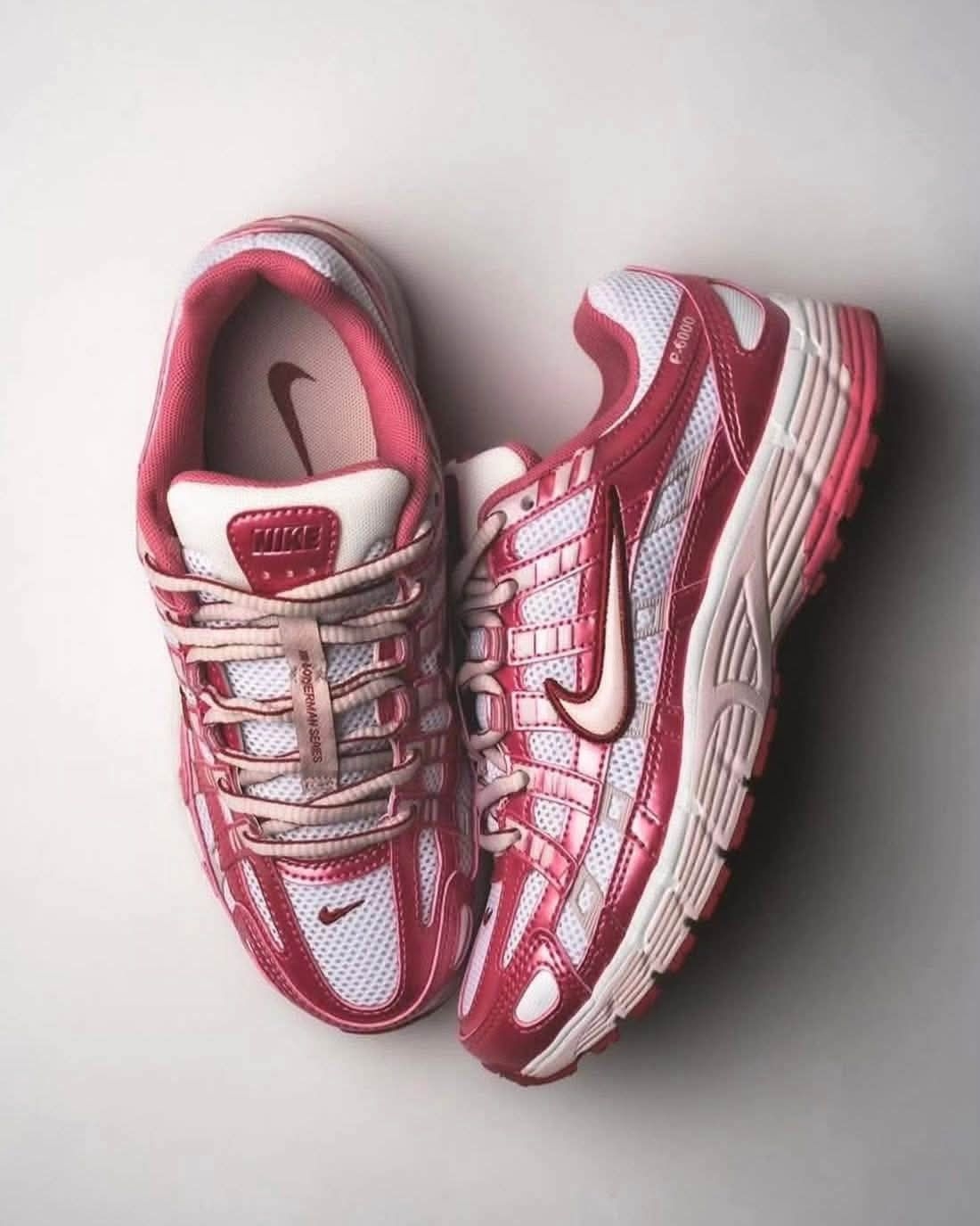 复古甜妹天花板！Nike P-6000「草莓奶冻」，把Y2K氛围感焊在脚上
