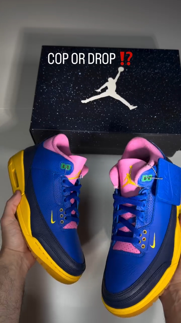 桑巴风情拉满！AJ3「巴西限定」撞色直接封神