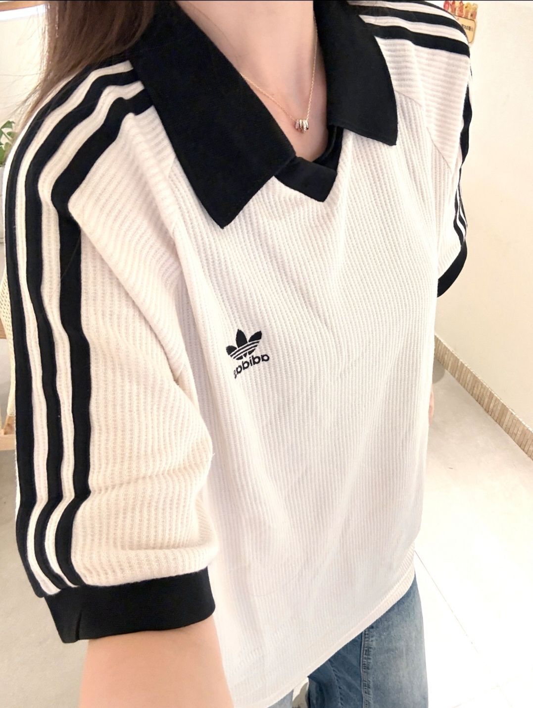 OOTD阿迪不愧是韩娱校服