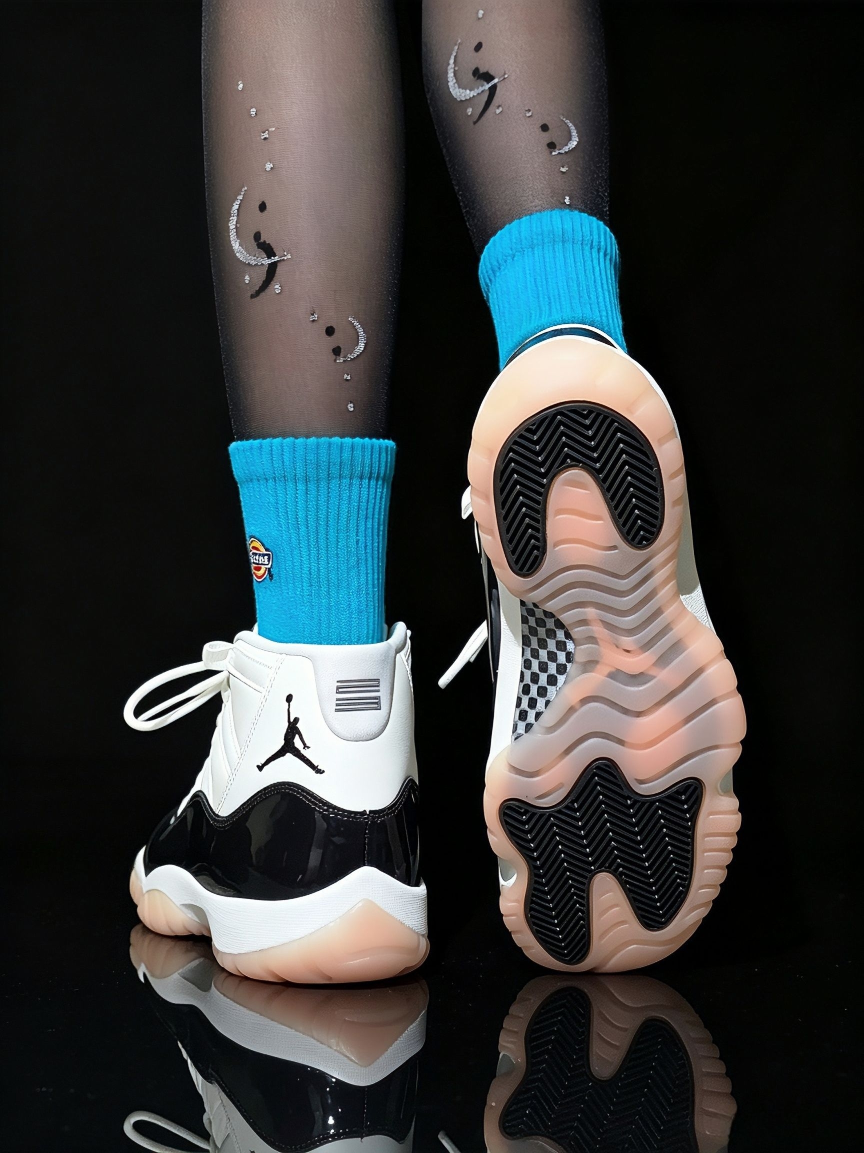 夏日多巴胺～脚脚也出彩🧦💙
