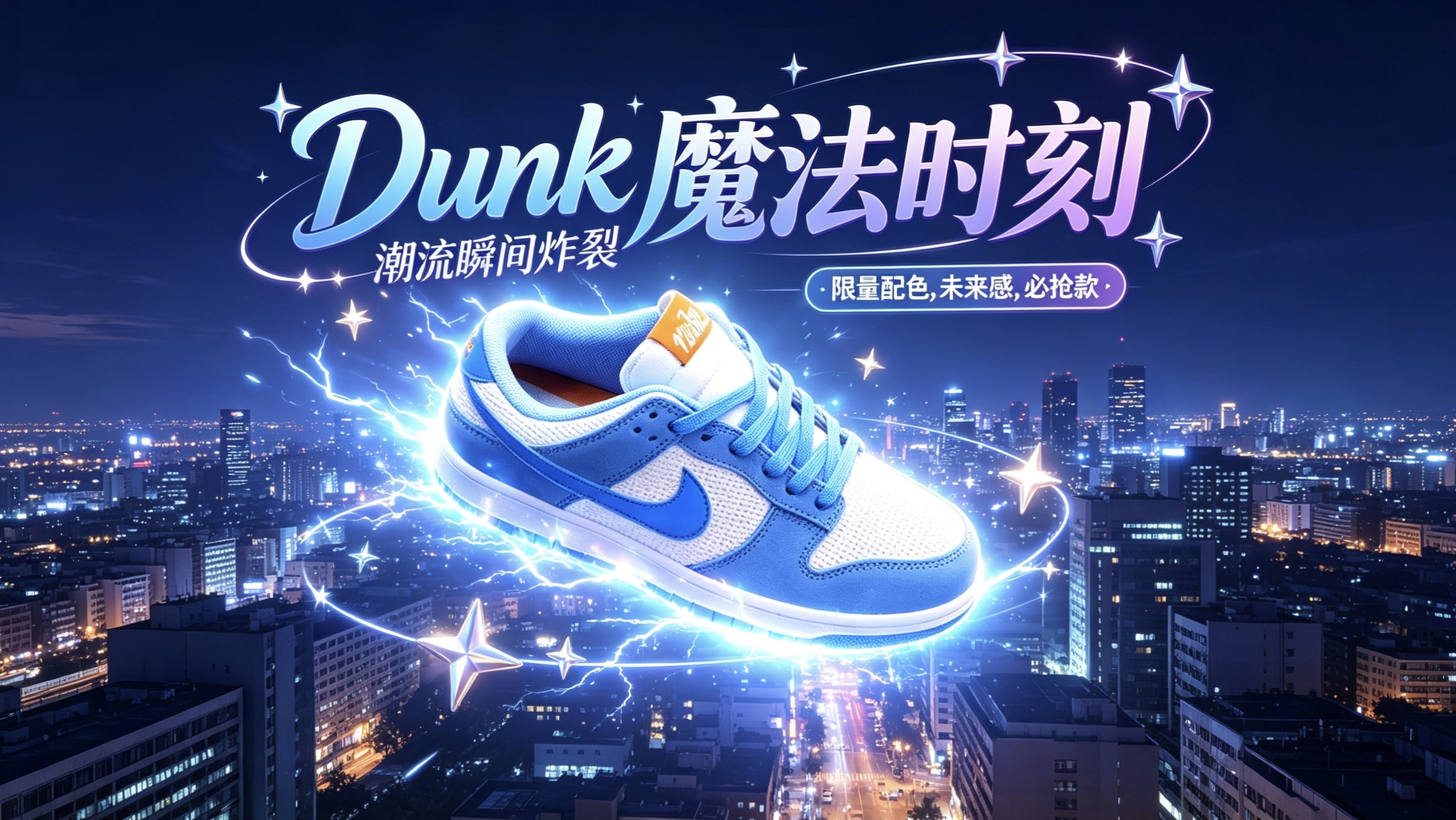 张元英同款Nike Dunk北卡蓝|夏日清爽蓝调球鞋太香了