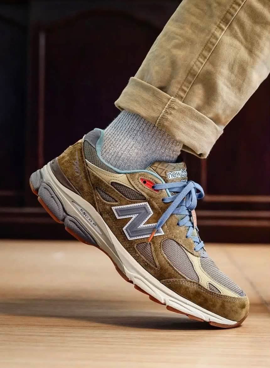 复古氛围感天花板✨NB990v3美产棕褐配色上脚