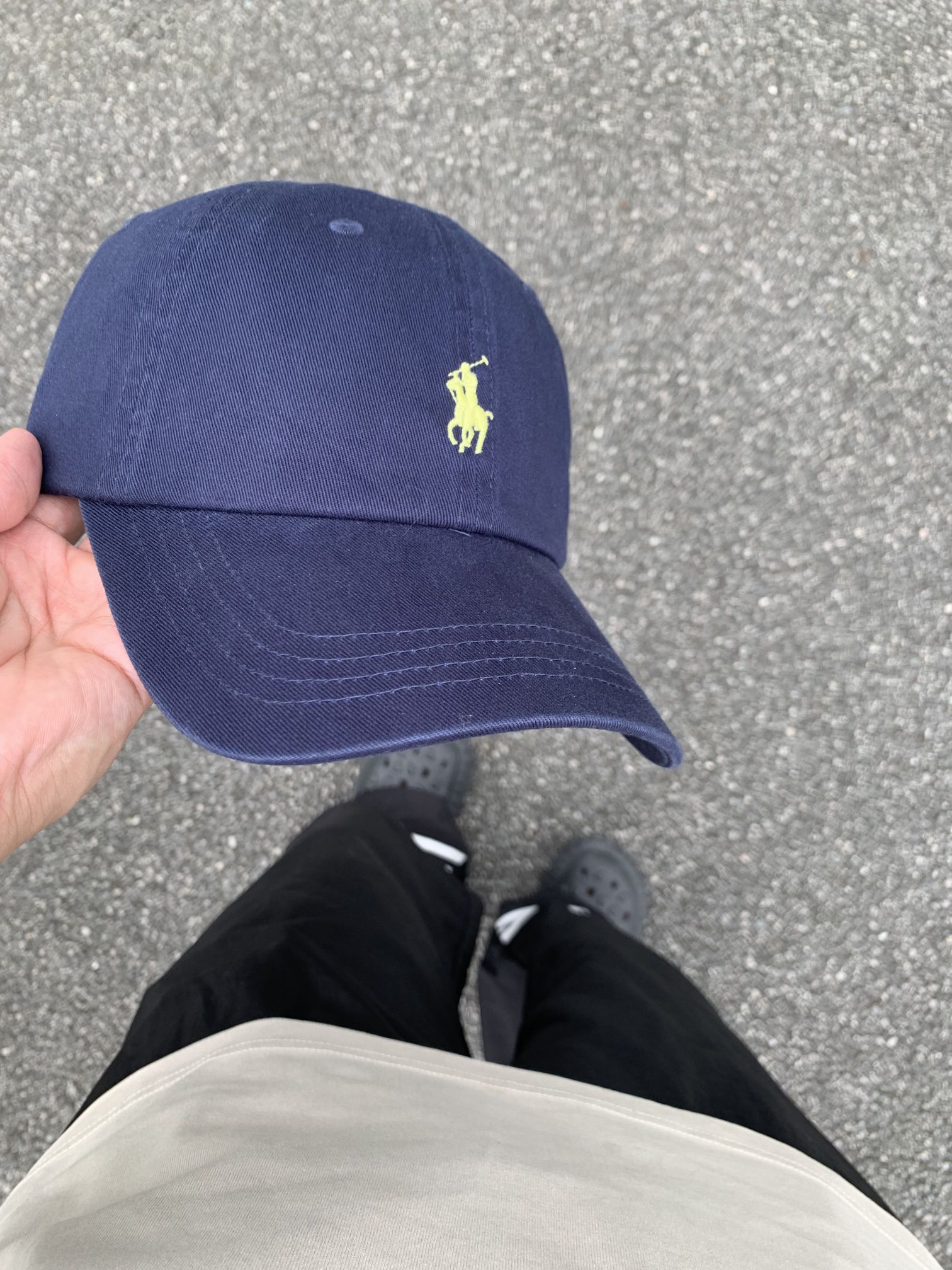 谁懂啊✨藏不住的宝藏Polo藏青棒球帽太绝了💙