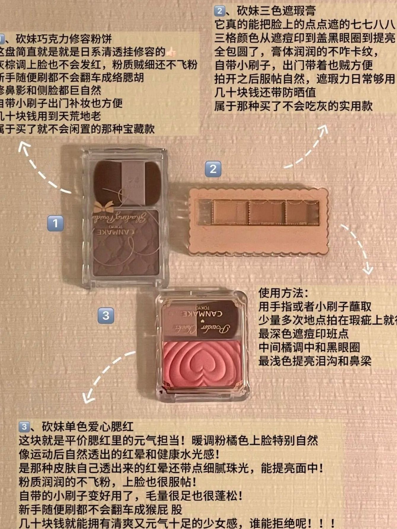 八色眼影盘八种画法
