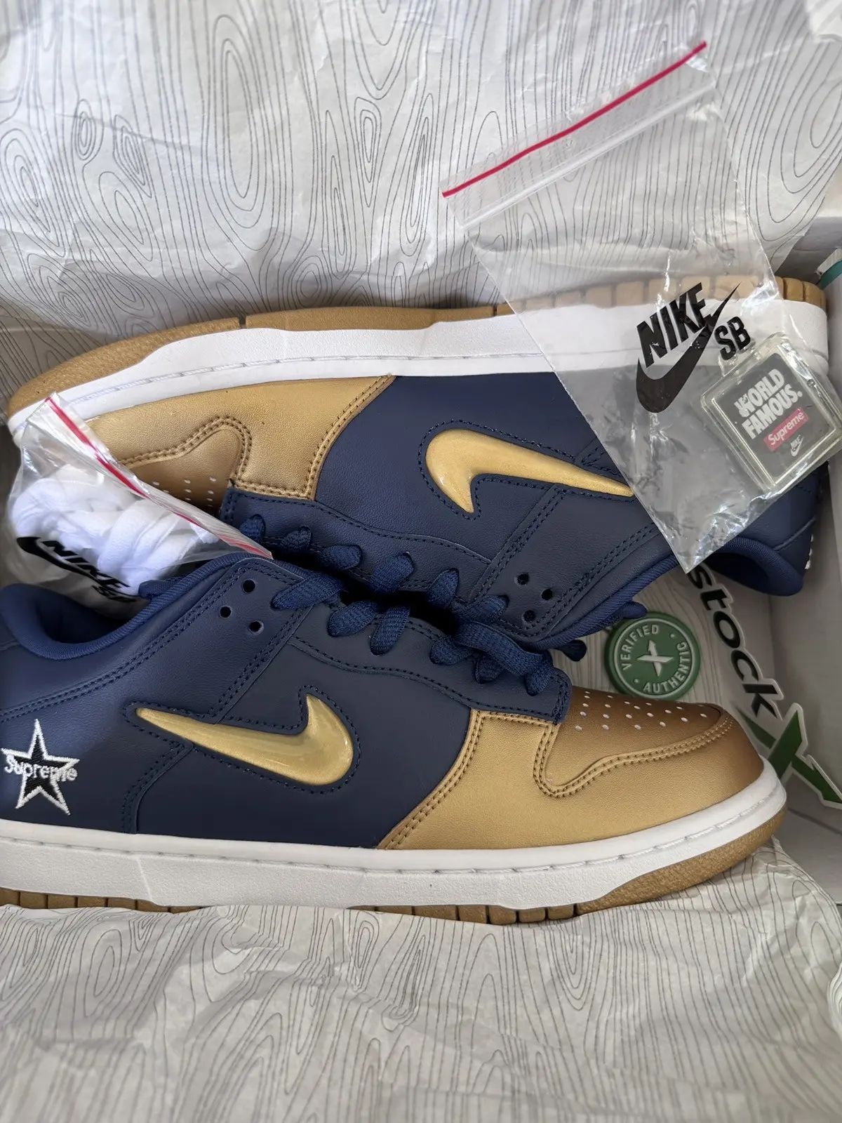 🌌Supreme × Nike SB Dunk 藏金配色太显贵✨😎
