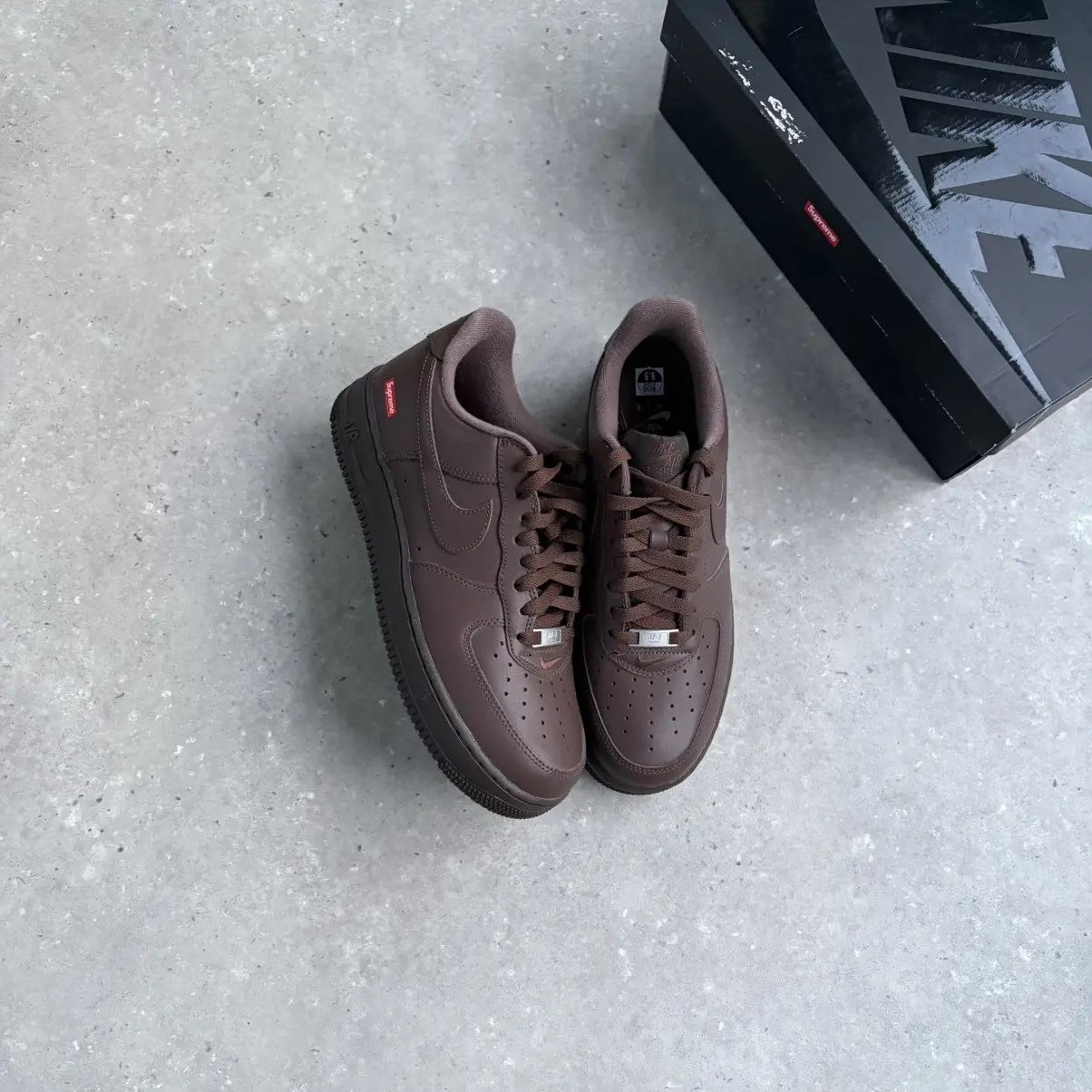 🍫Supreme × AF1 深棕巧克力配色太戳我✨