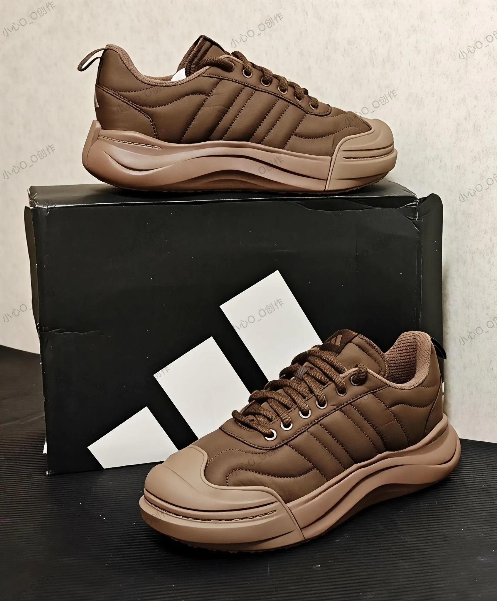adidas MAXXPUFF 阿迪达斯 休闲厚底板鞋评测