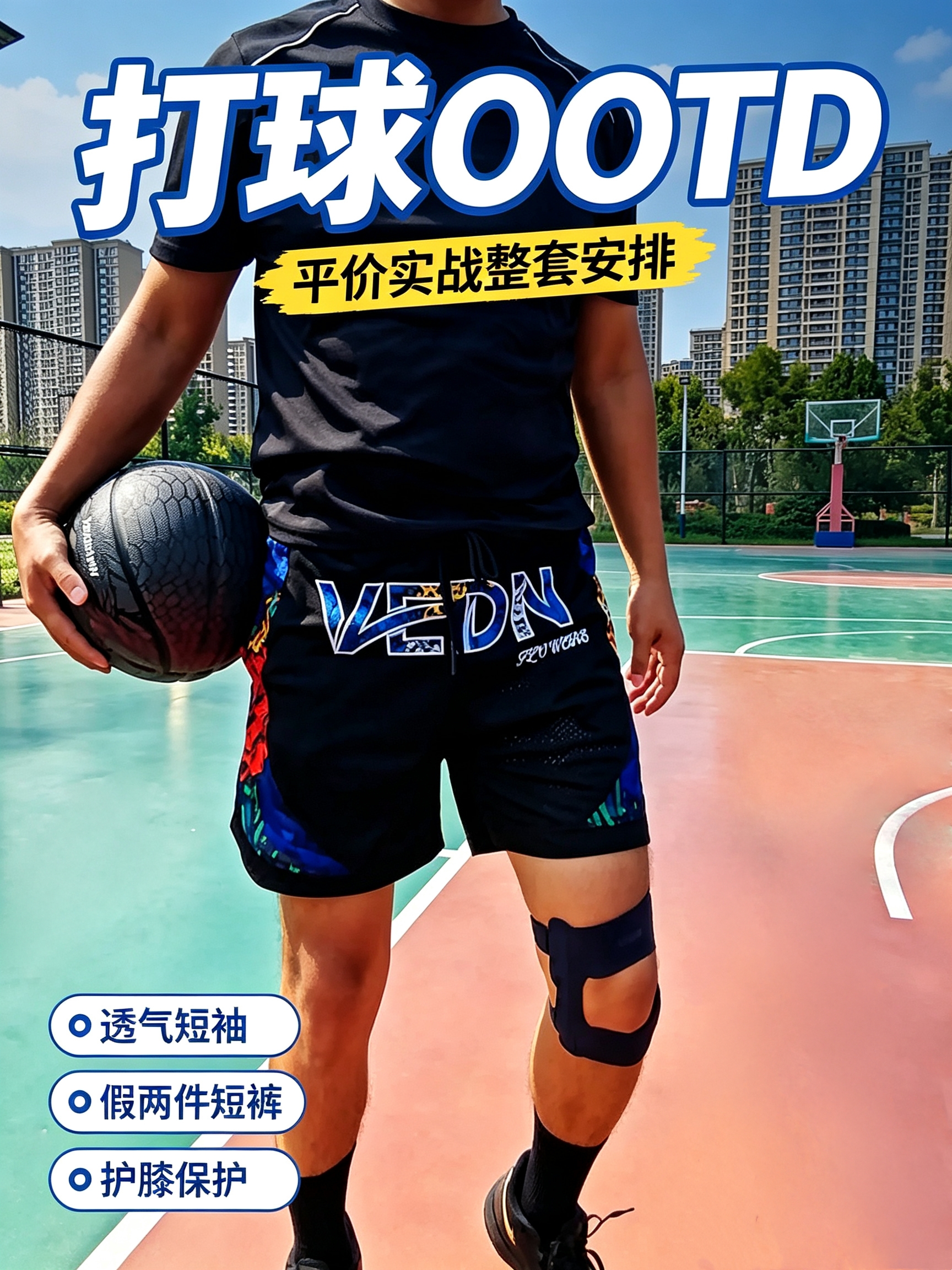🏀打球平价OOTD整套配齐啦✨