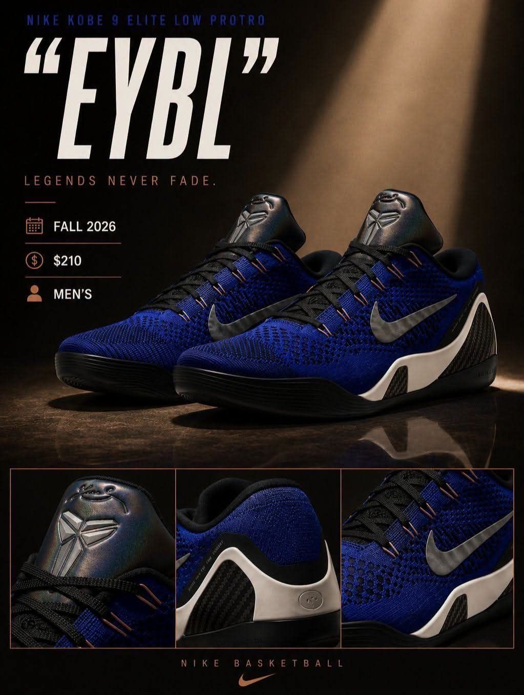 🔵传奇归来｜Kobe9 Elite Low Protro EYBL 完整开箱解析