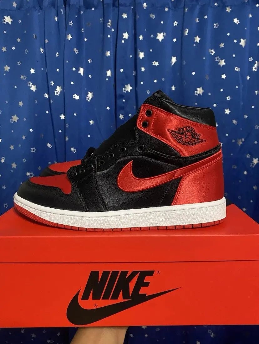 ✨AJ1 丝绸禁穿｜黑红绸缎真的太撩了🔥