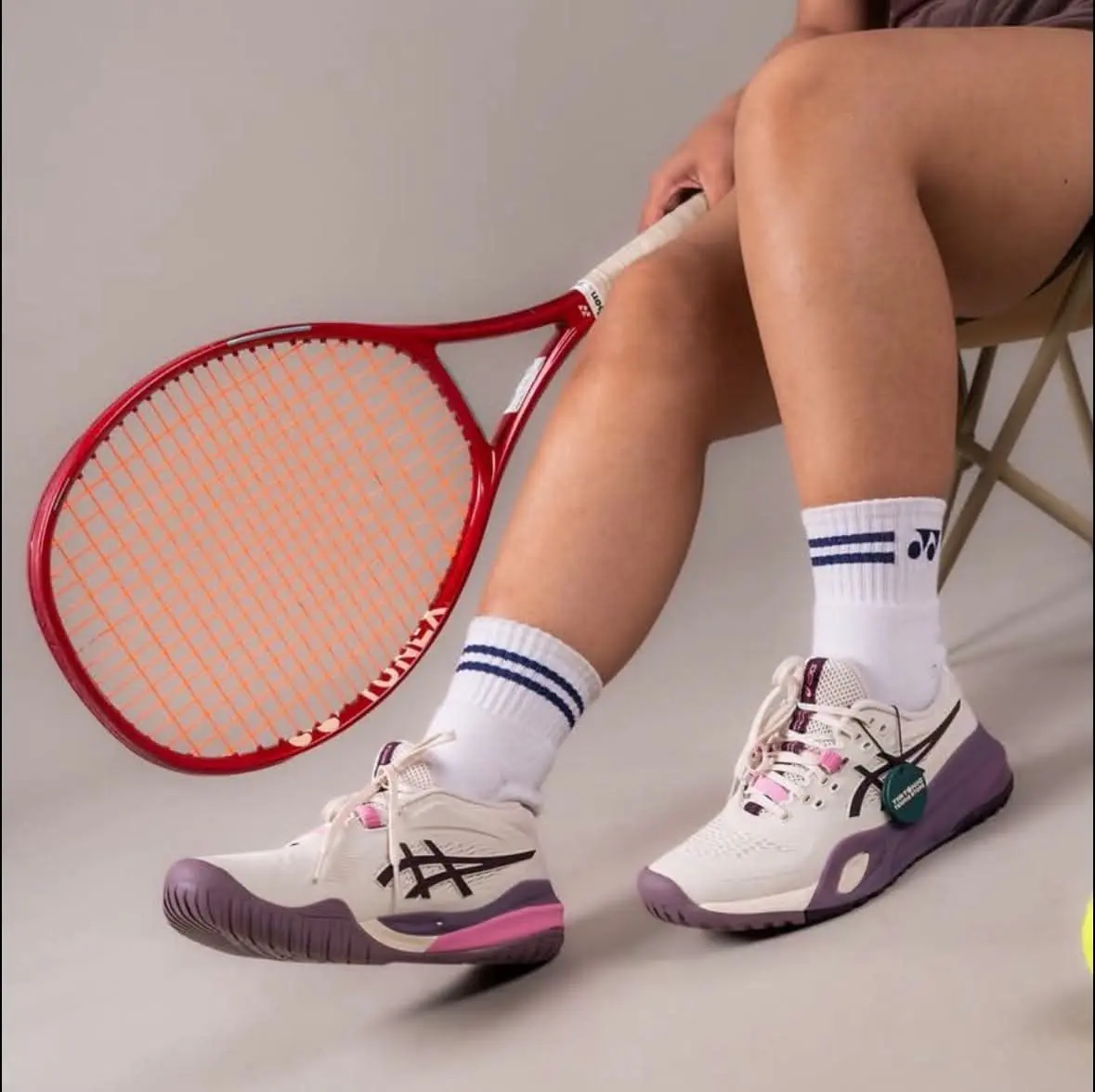 Asics Gel‑Resolution 9米白紫|专业网球鞋全方位解析