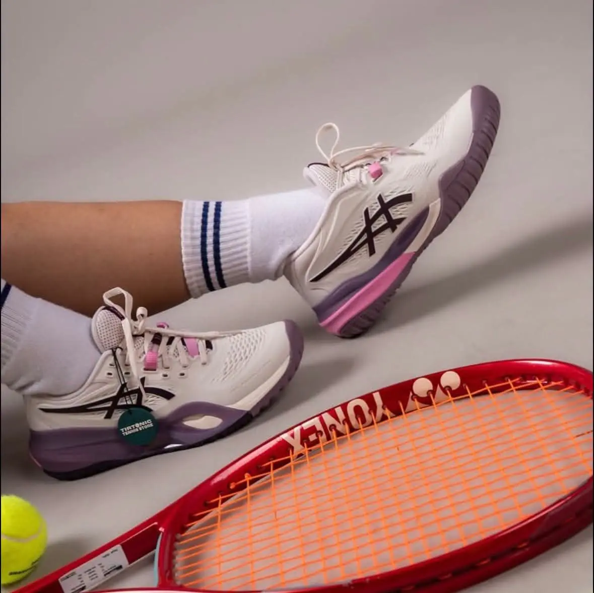 Asics Gel‑Resolution 9米白紫|专业网球鞋全方位解析