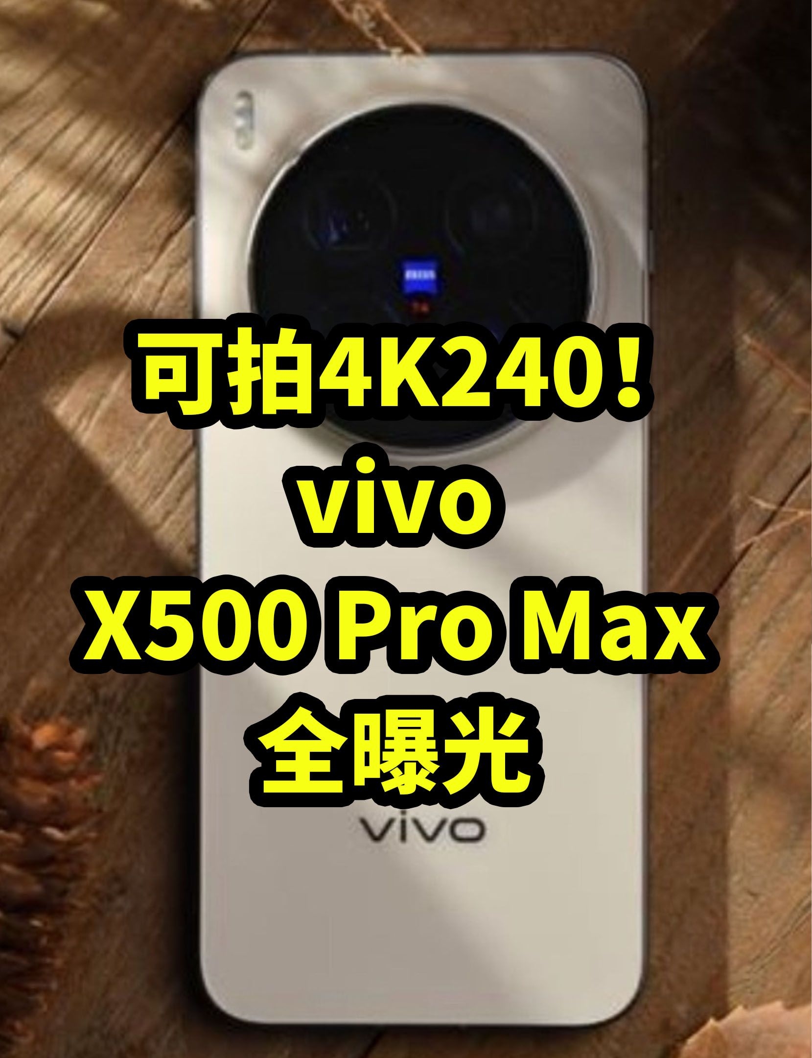 可拍4K240！vivo X500 Pro Max 全曝光