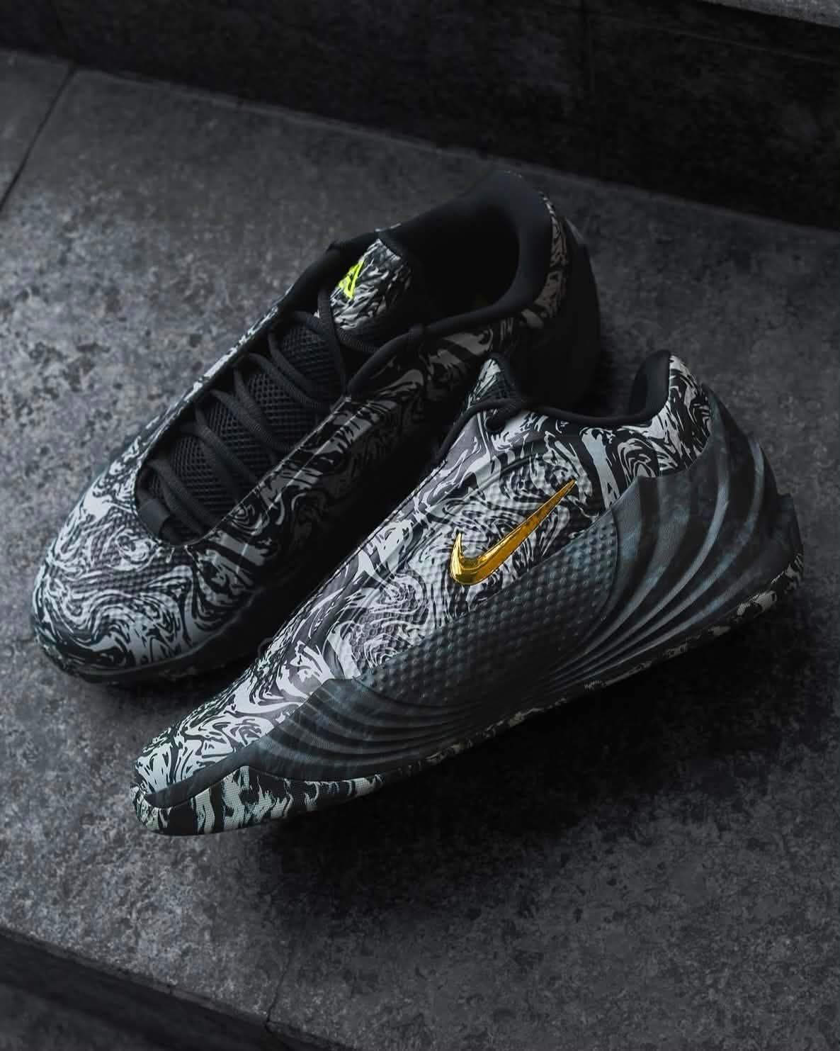 Nike Giannis Freak 8 EP 字母哥8代 石刻大理石纹 金勾低帮实战篮球鞋