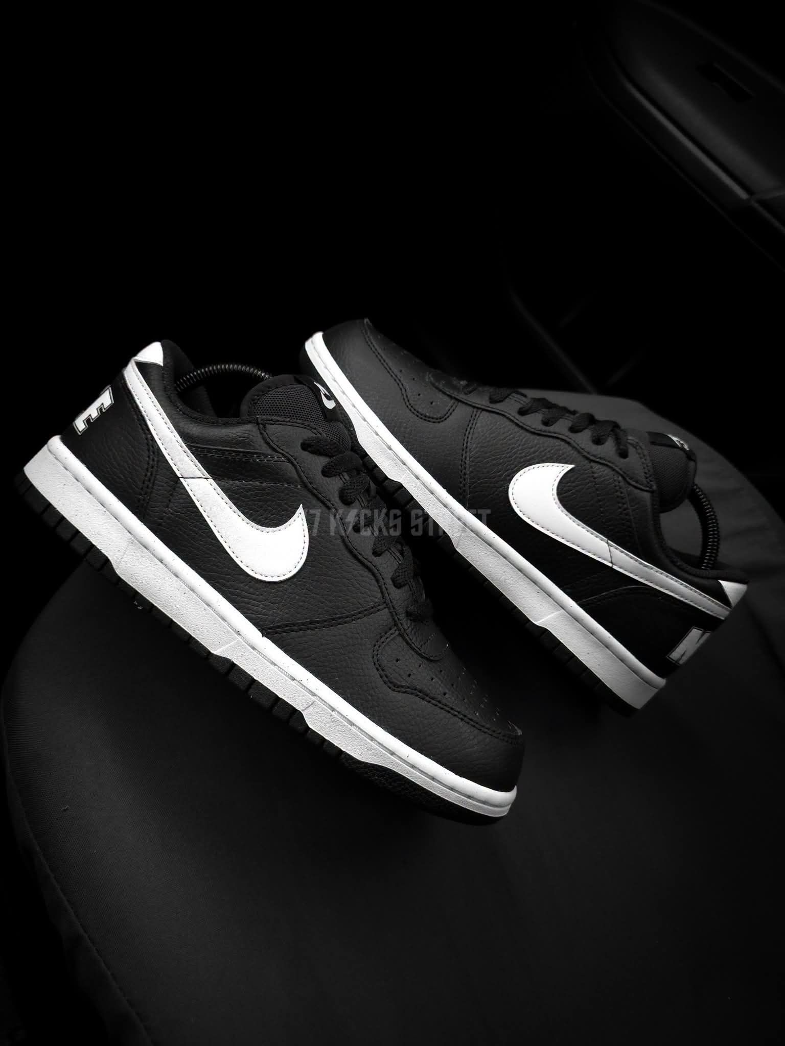 ⚫Nike Dunk Low黑白｜后跟字母点缀 酷感黑武士解析