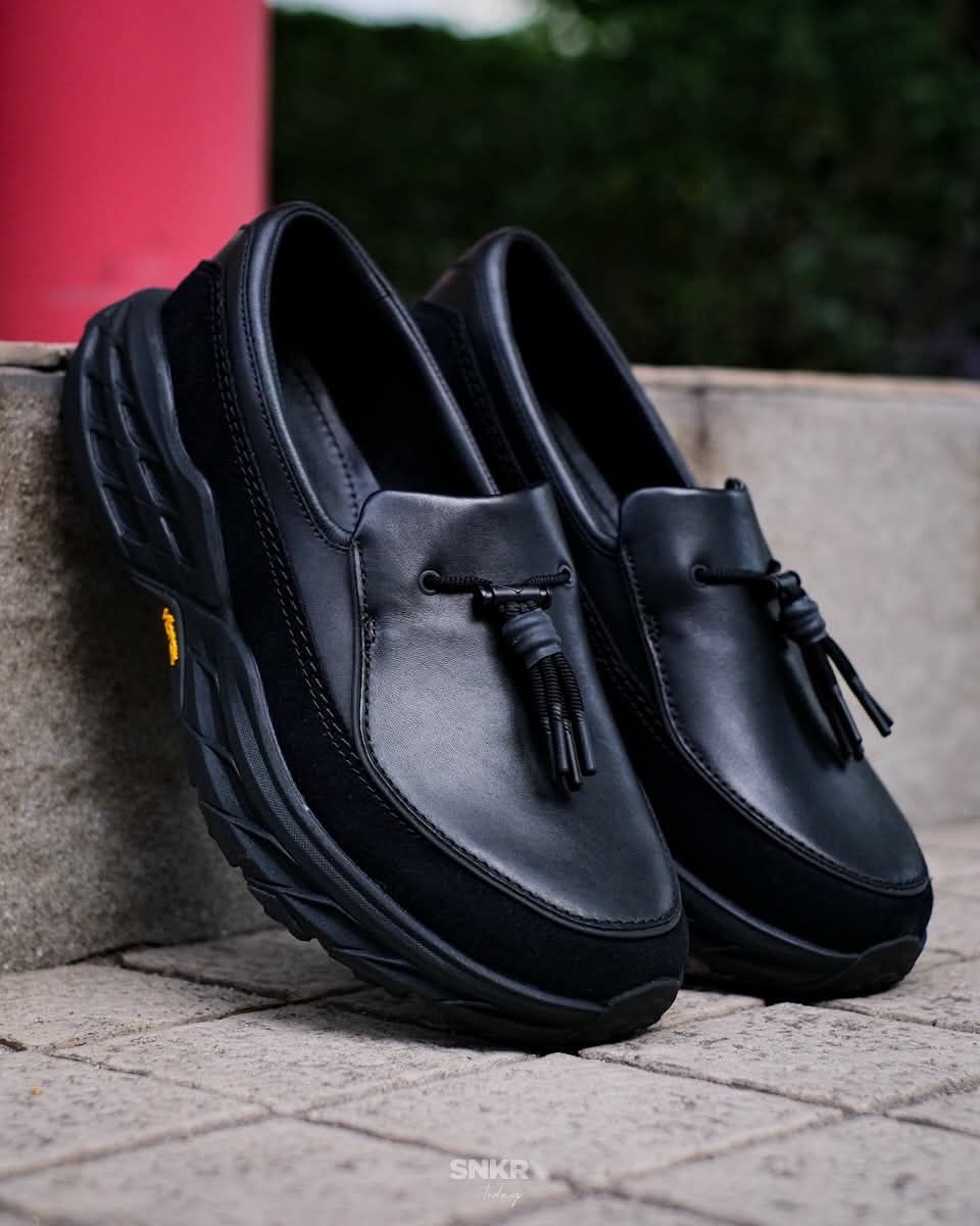 🖤HOKA跨界流苏乐福|厚底Vibram大底完整解析