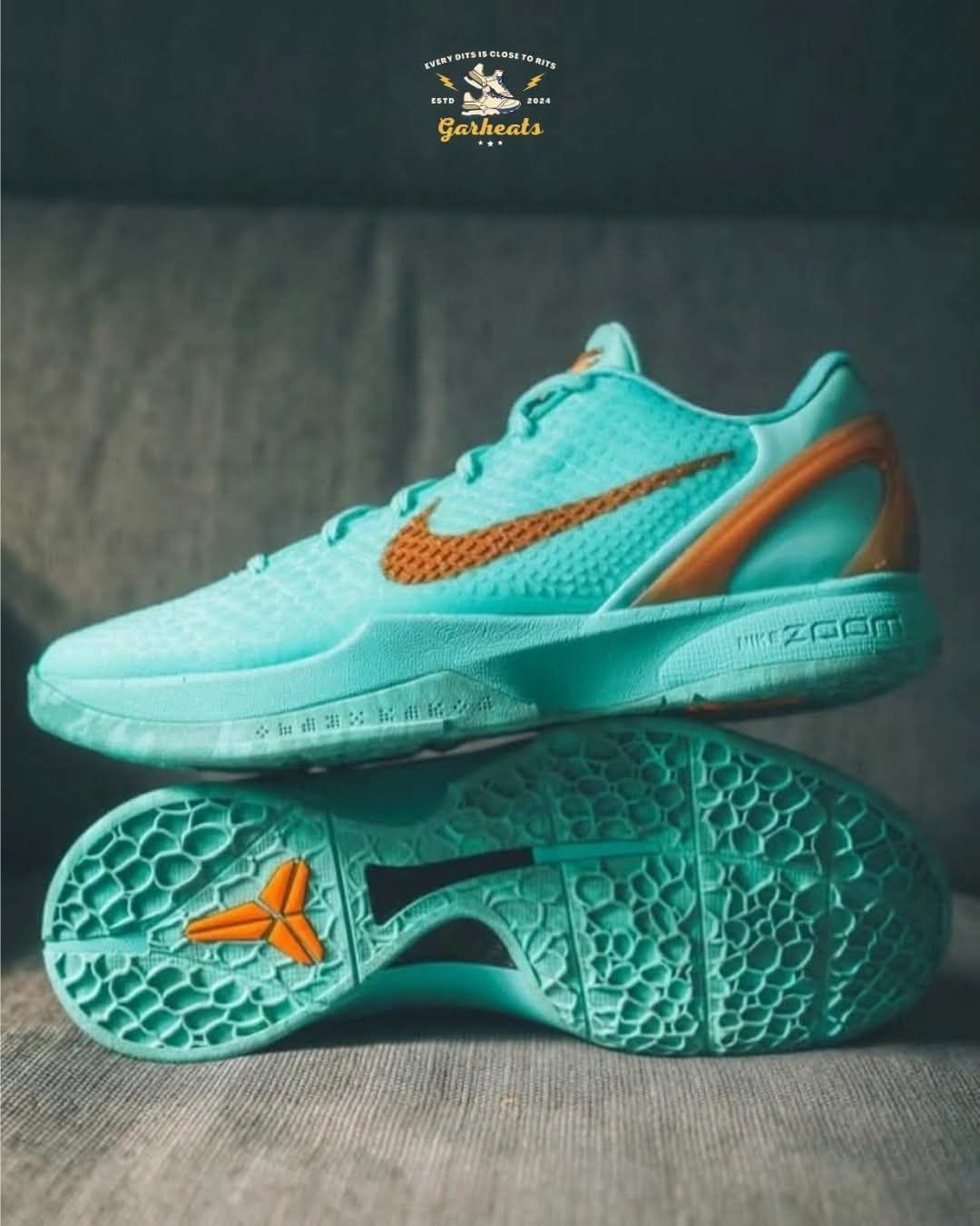 Nike Zoom Kobe 6 科比6代 蒂芙尼绿松石 低帮实战篮球鞋
