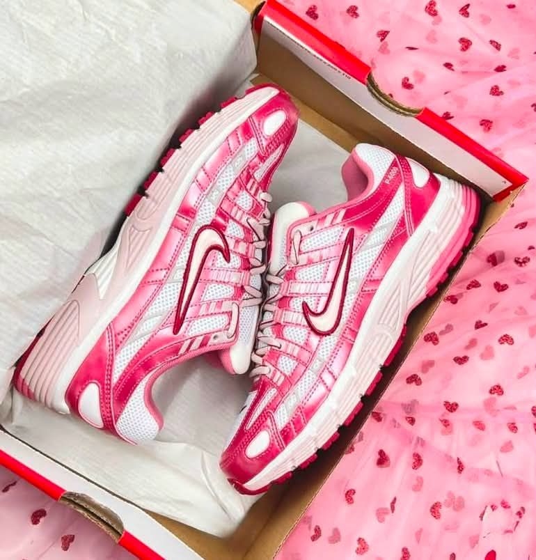 💕Y2K千禧风|Nike P-6000玫红粉白复古跑鞋