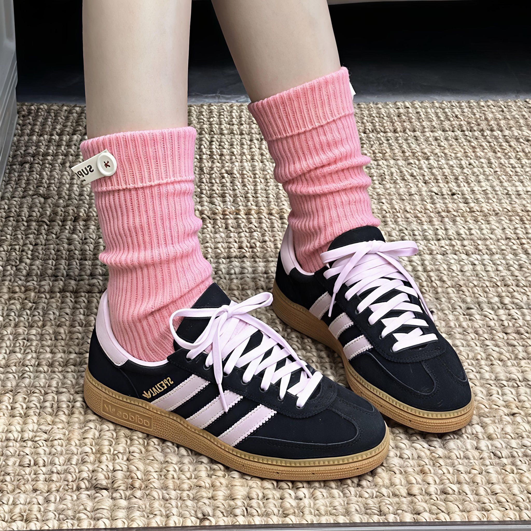 黑粉德训｜甜酷复古感直接拿捏🖤💗