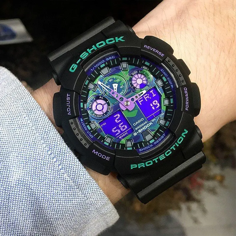 冷门神仙配色|卡西欧G‑SHOCK紫绿幻境太帅了💚💜