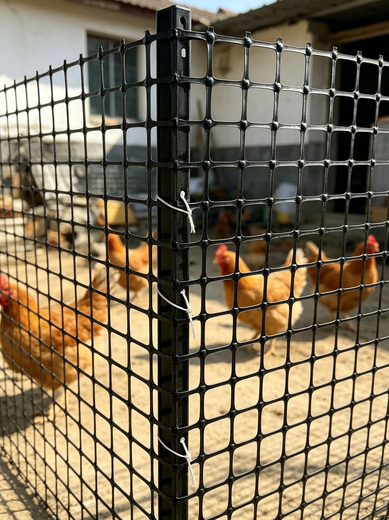 玉米地围网防牲畜:简单围合保护收成
