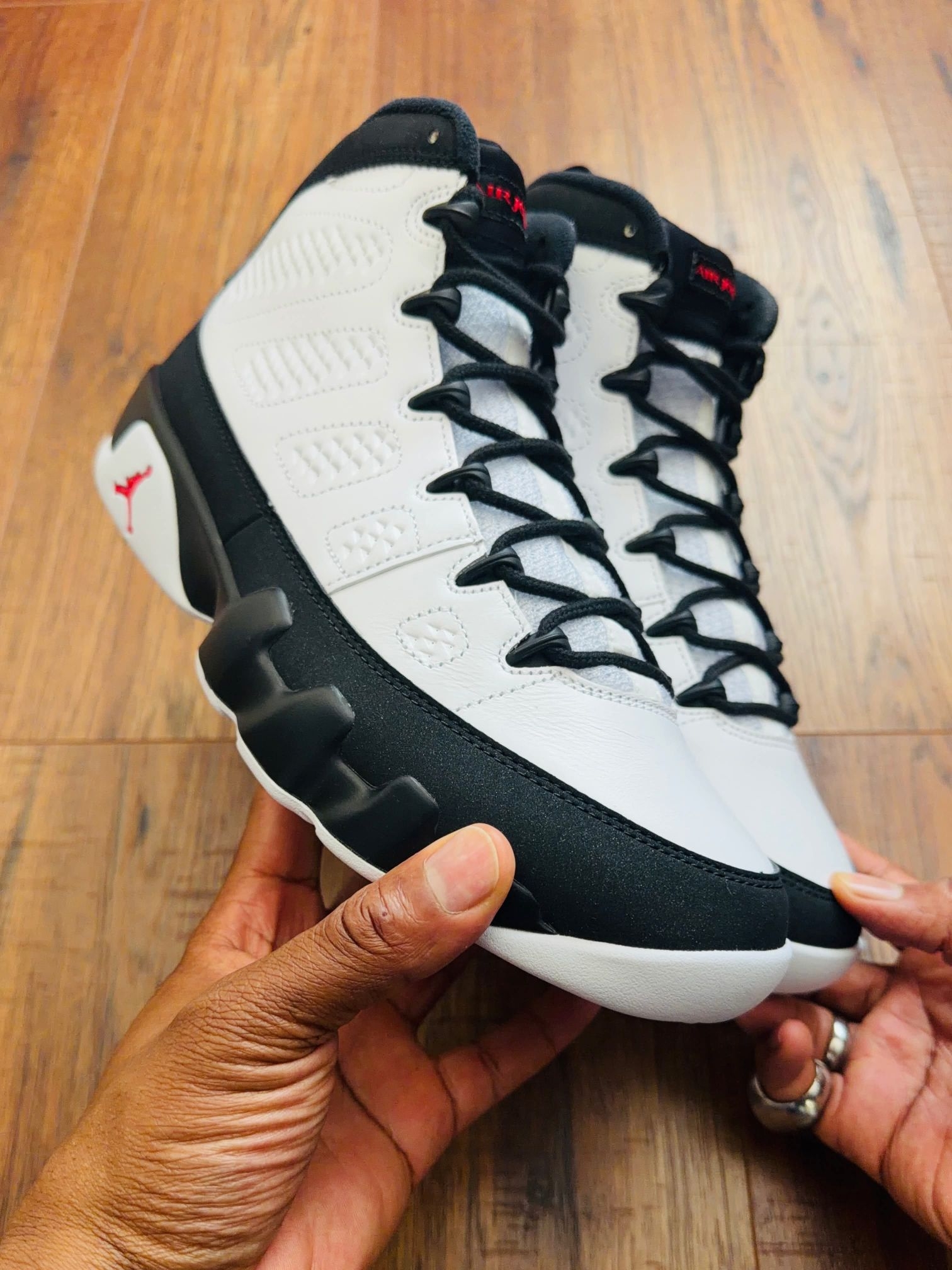 🏀AJ9黑白红开箱｜经典元年配色，硬核复古篮球鞋