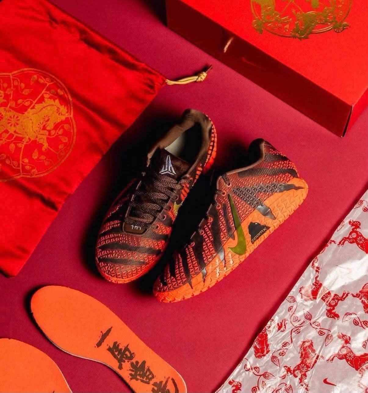 Nike Ja 3 马年生肖限定|一马当先,莫兰特三代中国新年配色