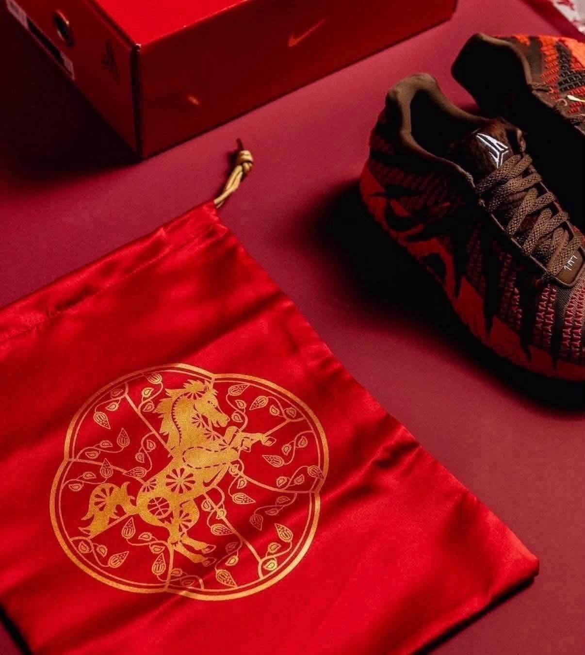 Nike Ja 3 马年生肖限定|一马当先,莫兰特三代中国新年配色