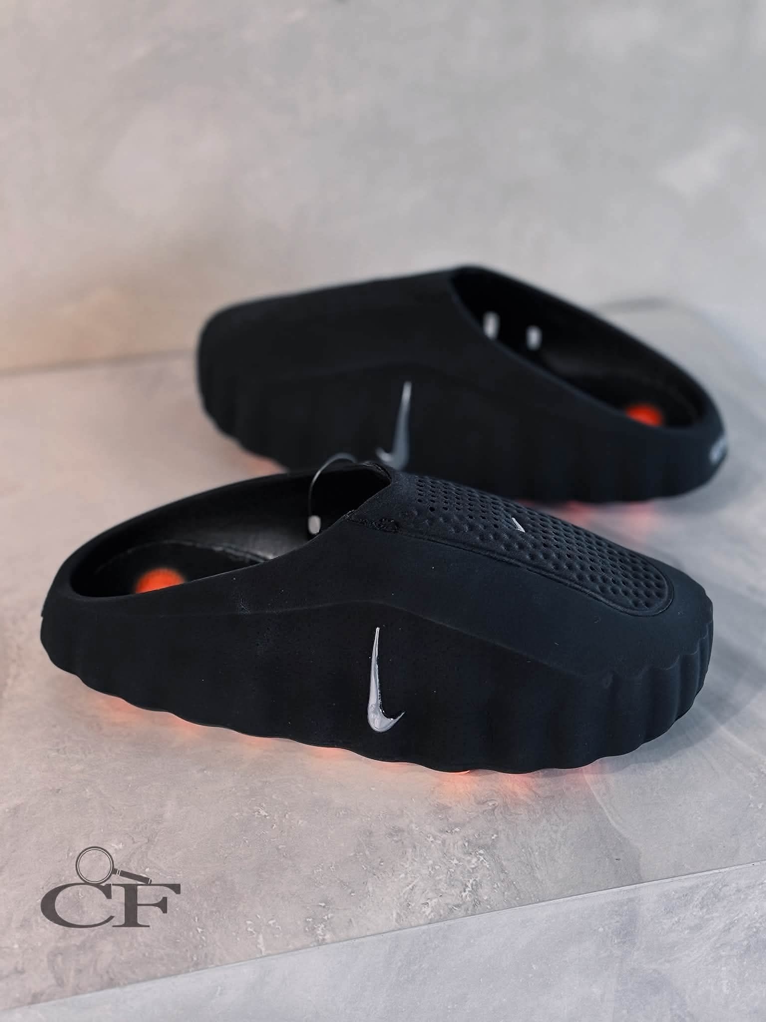 暗黑机能🖤Nike 001黑银穆勒拖深度解析
