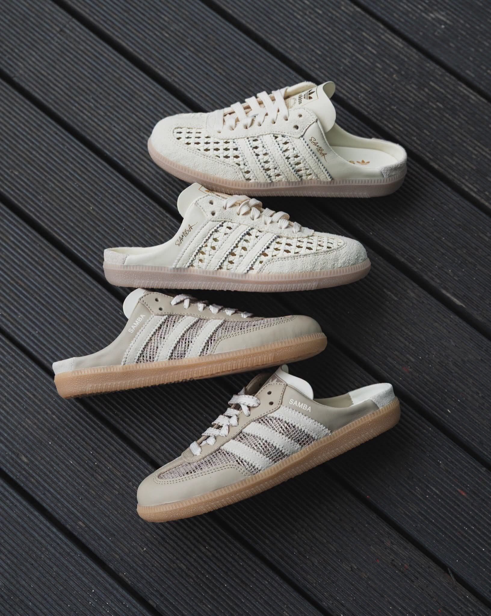 Adidas Samba Mule编织半拖｜三叶草复古穆勒鞋深度解析