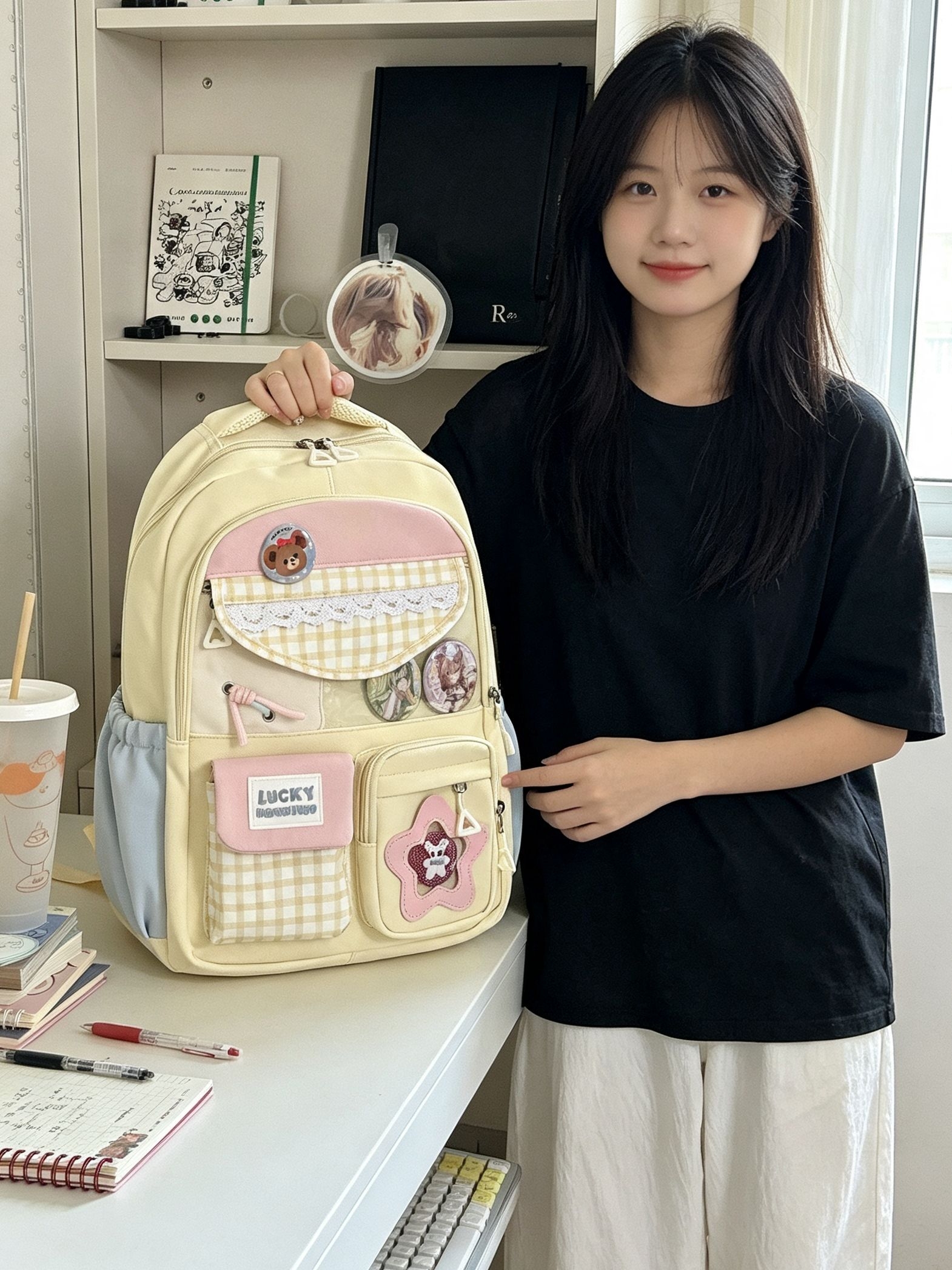 轻量化减重设计,女生背超轻松