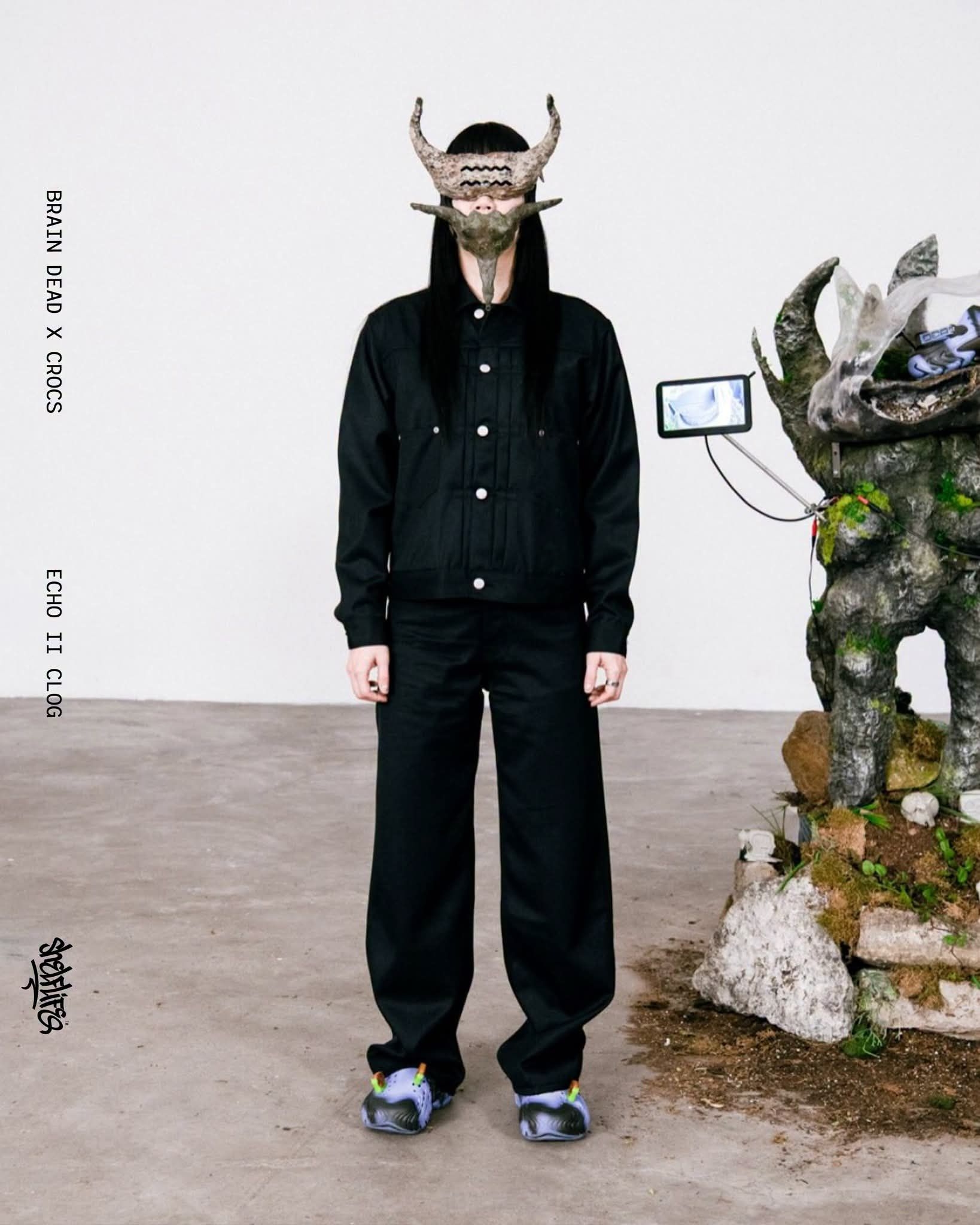 BrainDead×Crocs Echo II|紫黑渐变,潮玩联名洞洞鞋赏析