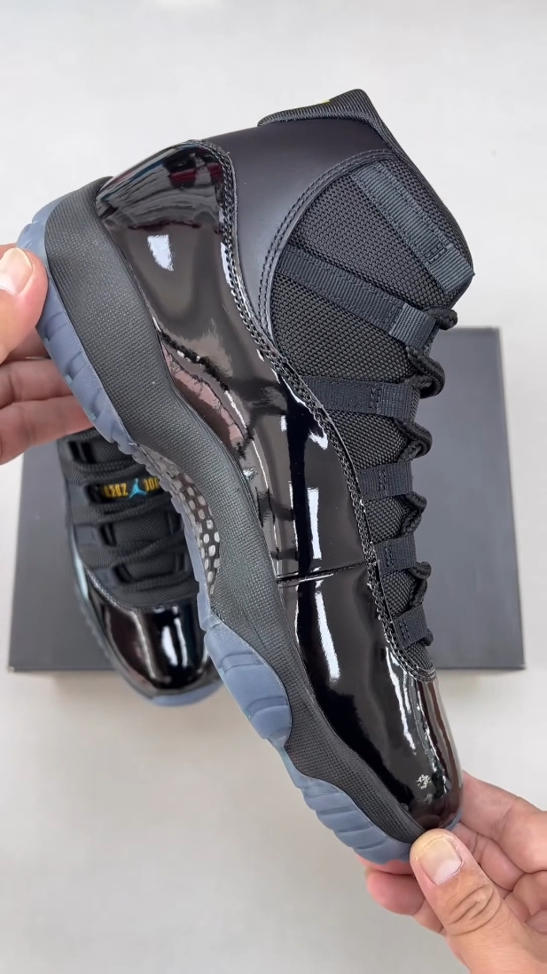 Air Jordan11伽马蓝复刻，黑身冰蓝外底，漆皮材质，情怀收藏向球鞋完整解析
