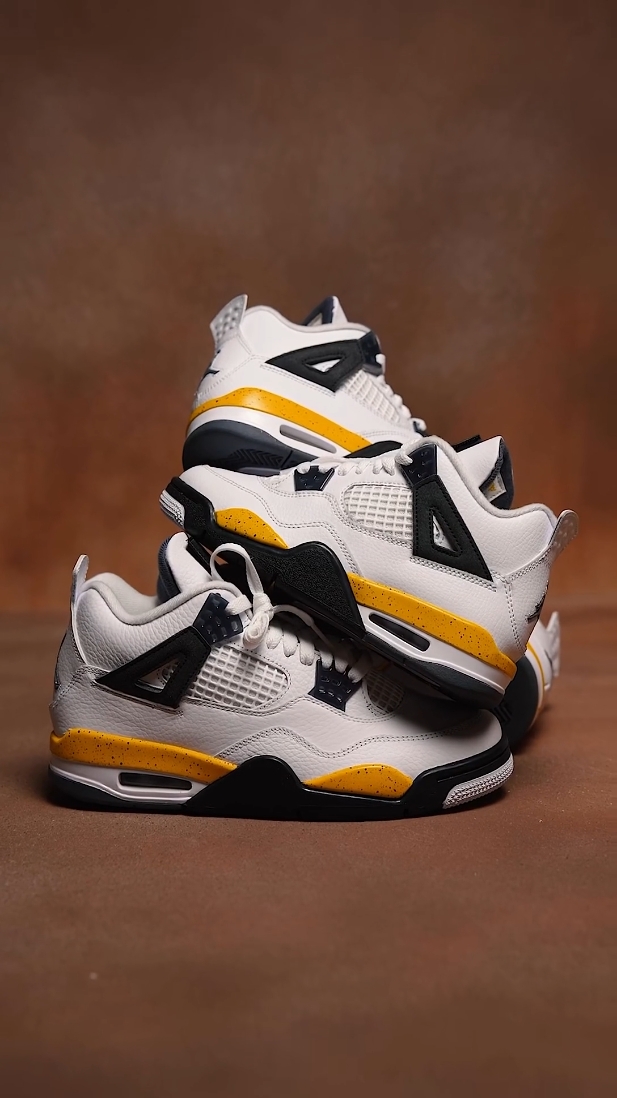 活力撞色｜Air Jordan4白黄黑，经典鞋型加持，明亮黄调氛围感直接拉满