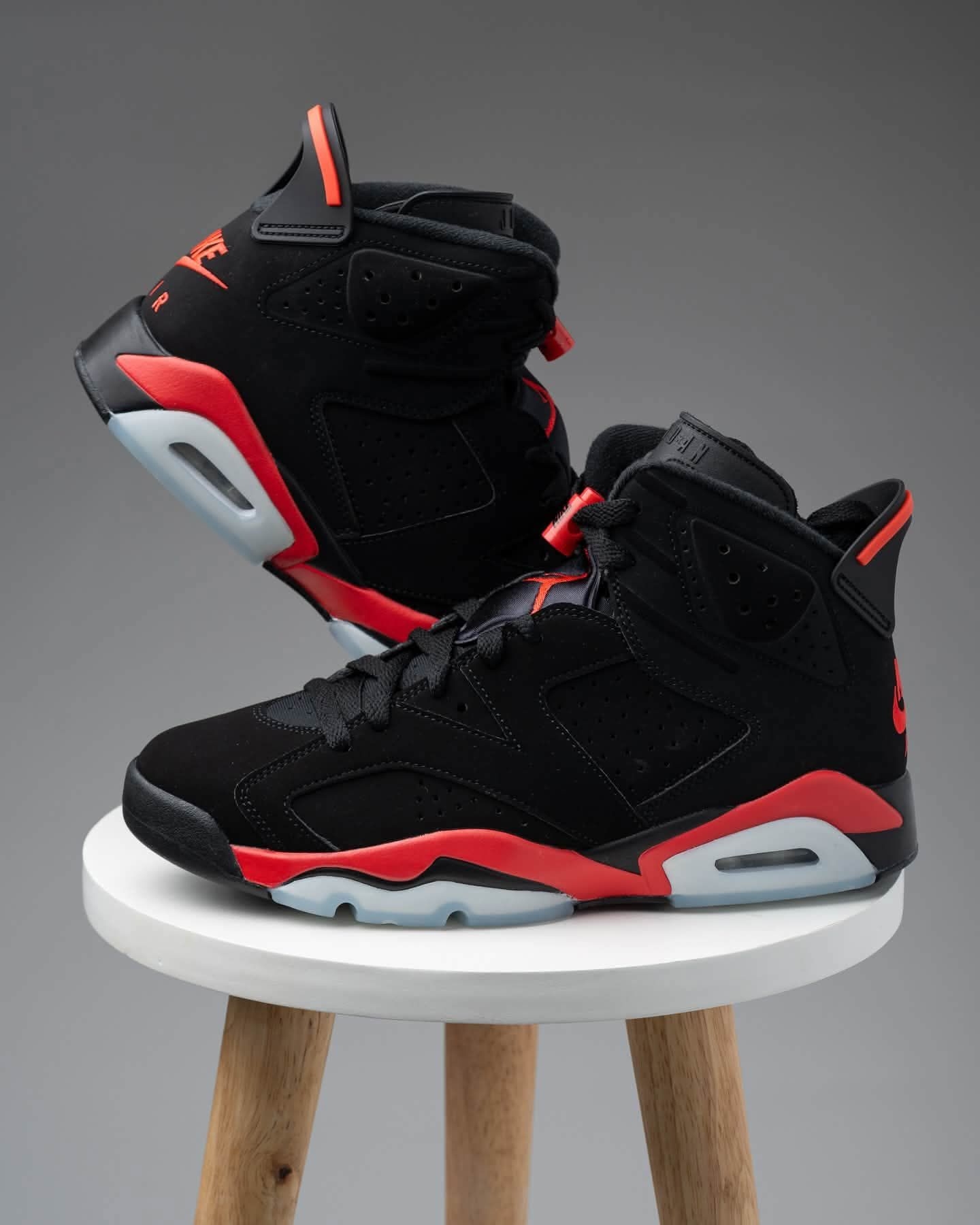 Air Jordan6黑红红外线，乔丹冠军战靴，黑红经典配色全方位测评