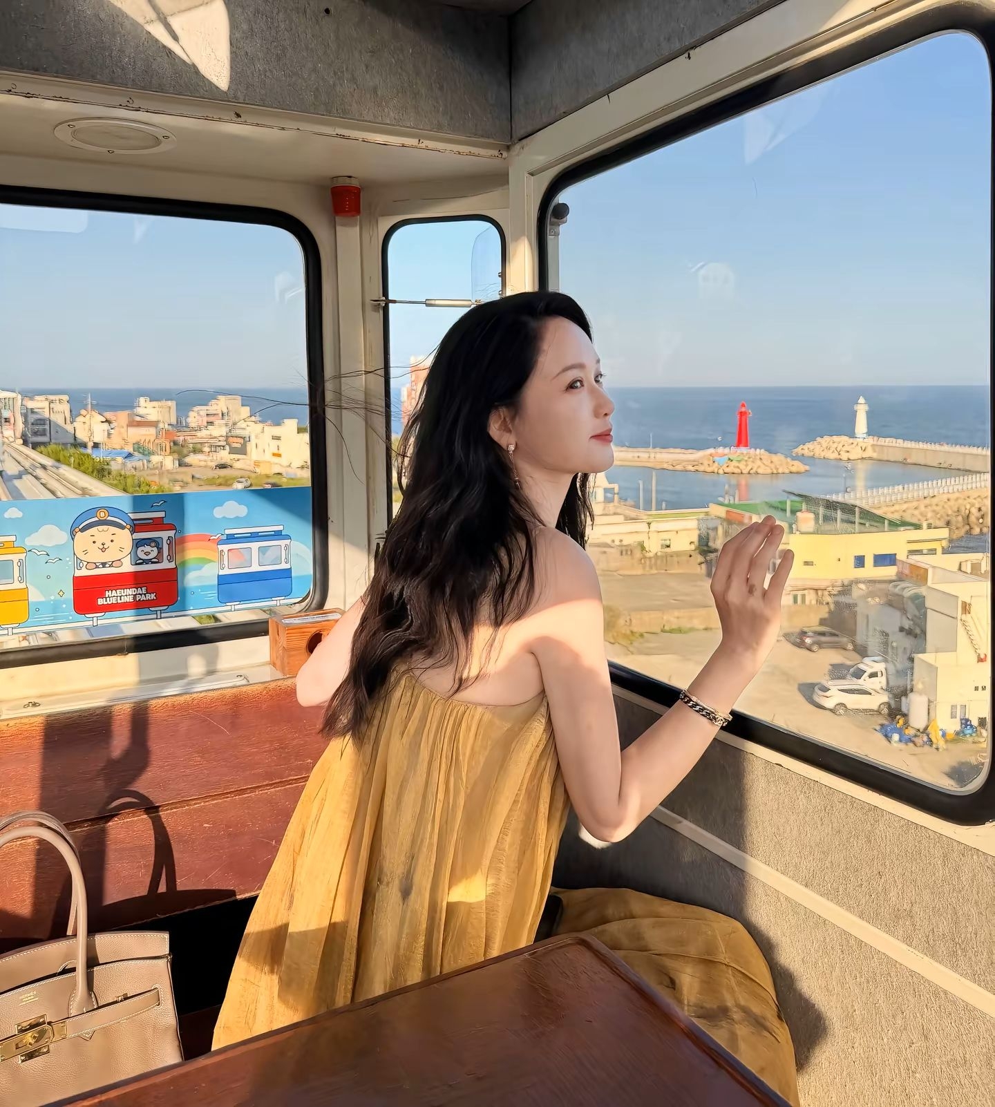 陈乔恩同款度假风吊带长裙|出游/海边下午茶氛围感天花板