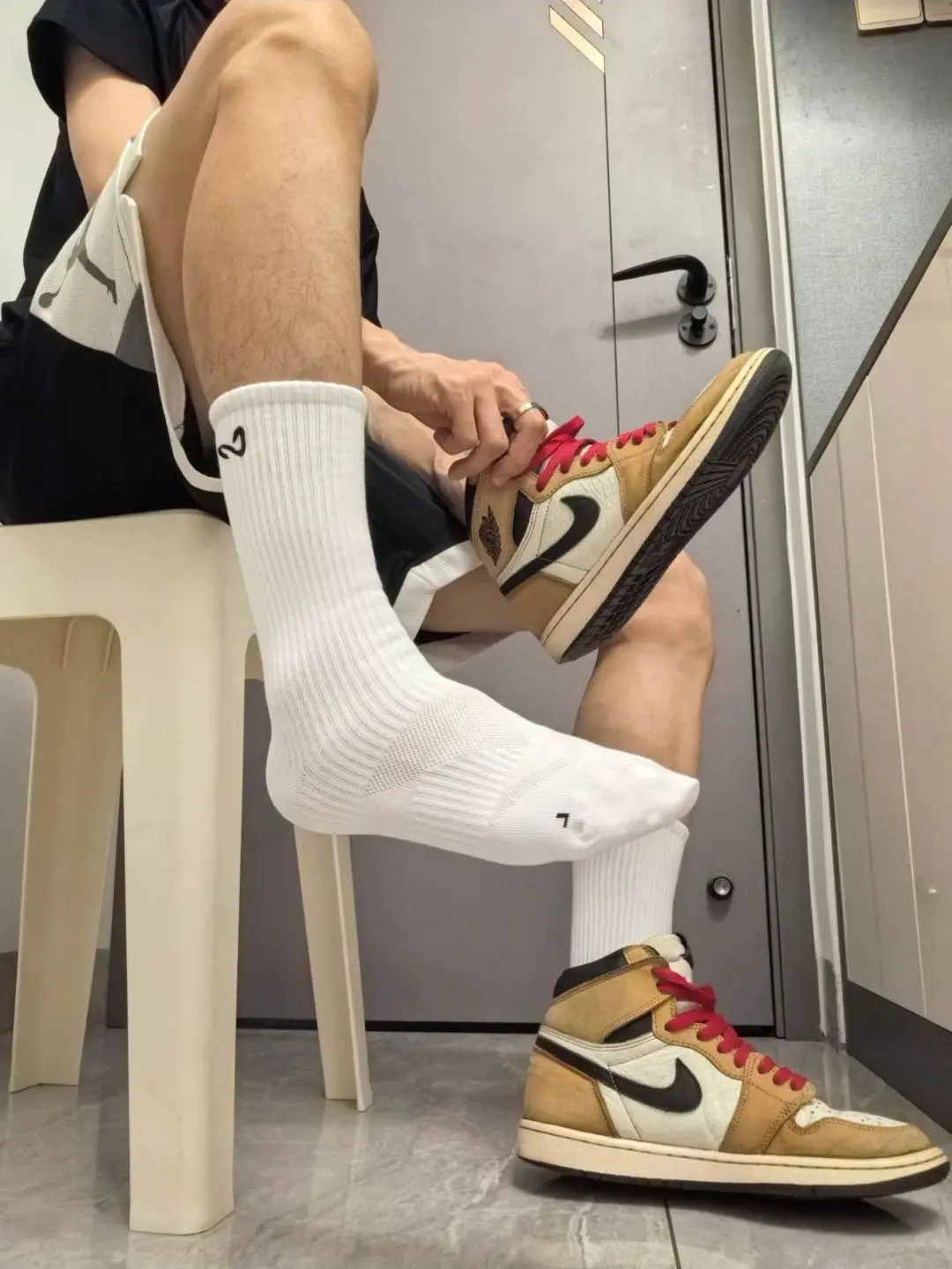 AJ1高帮新秀小麦色|秋日复古氛围感神鞋🎈