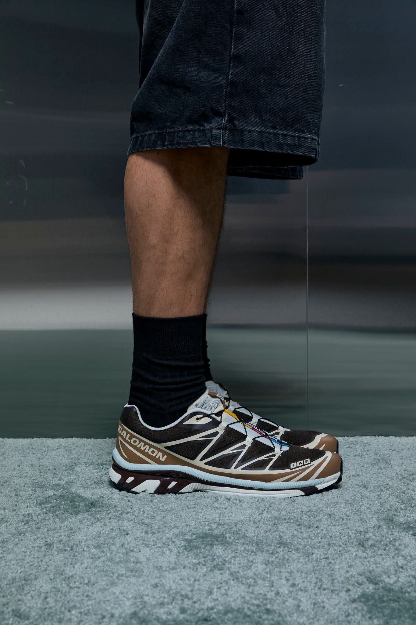 Salomon XT-6 萨洛蒙 棕褐复古配色 户外越野跑鞋