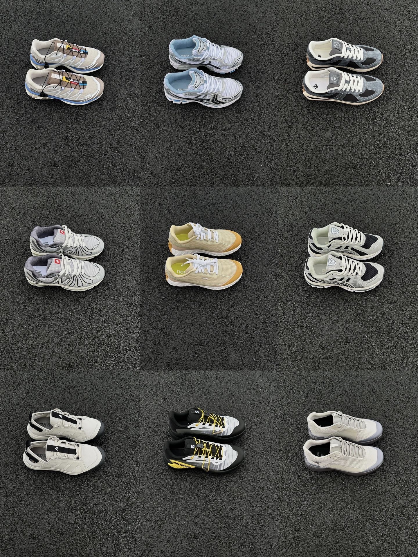 男生鞋柜刚需｜9双城市户外复古跑鞋大盘👟