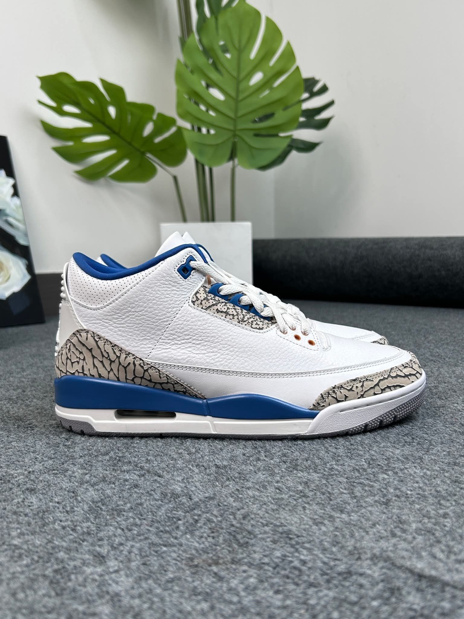 Air Jordan 3 白蓝 奇才 复古质感拉满