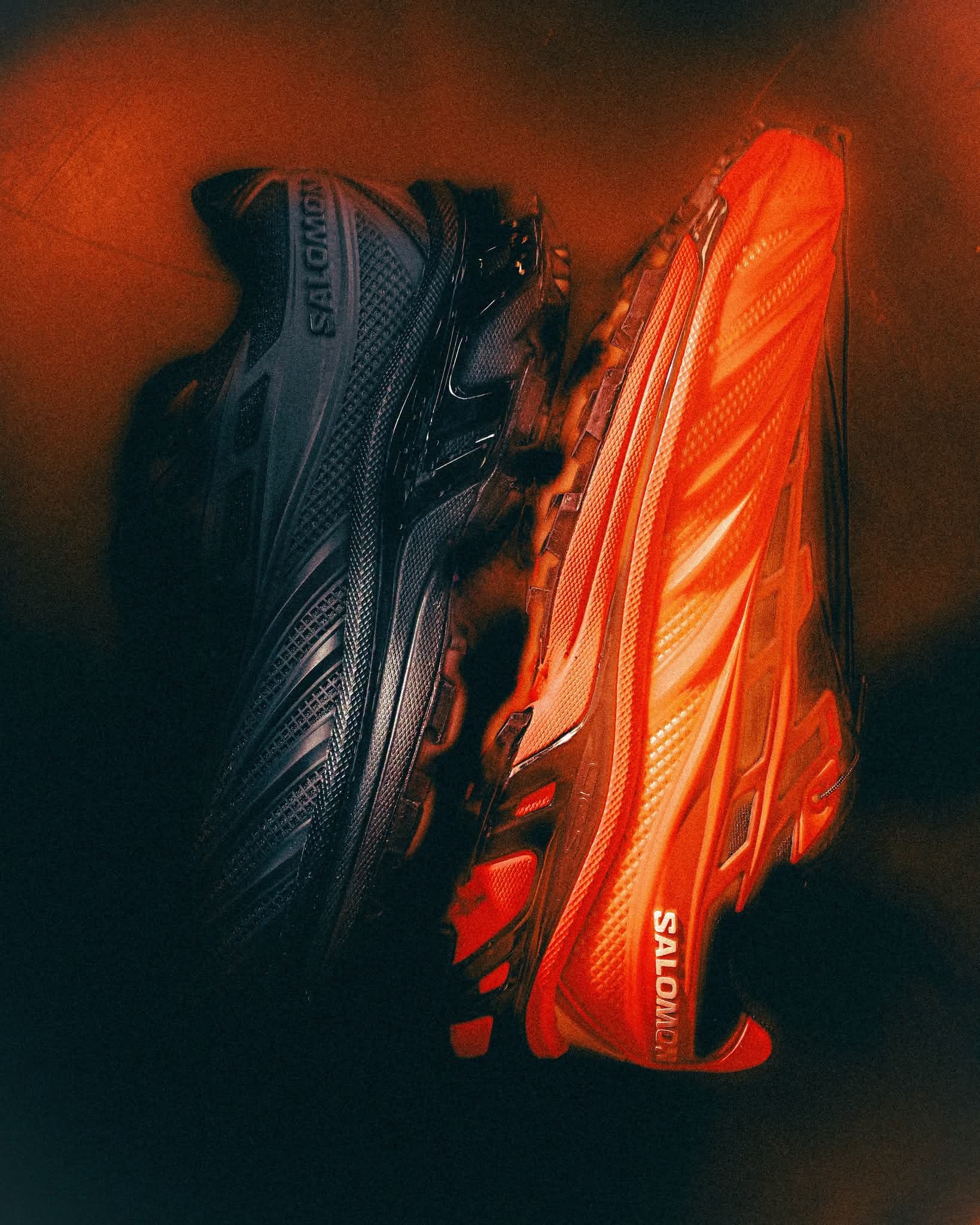 Salomon XT‑EVO 赤焰红 萨洛蒙 立体雕塑户外机能跑鞋