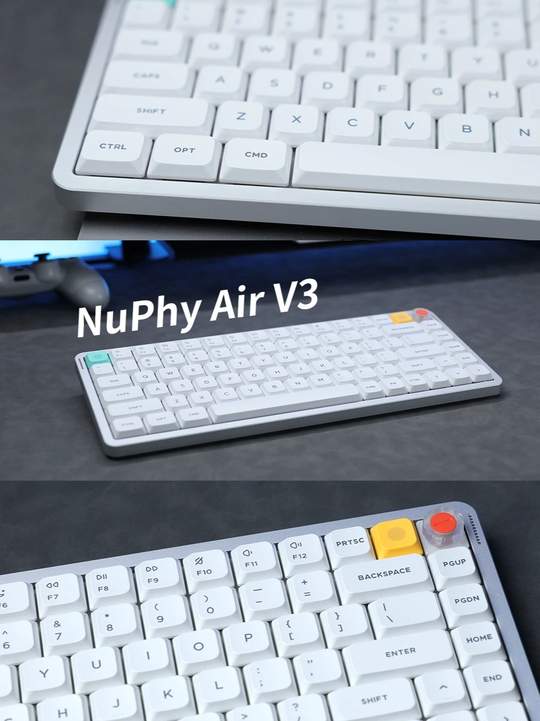 NuPhy Air V3|一把深度适配MAC的键盘 尺寸够薄,Mac布局