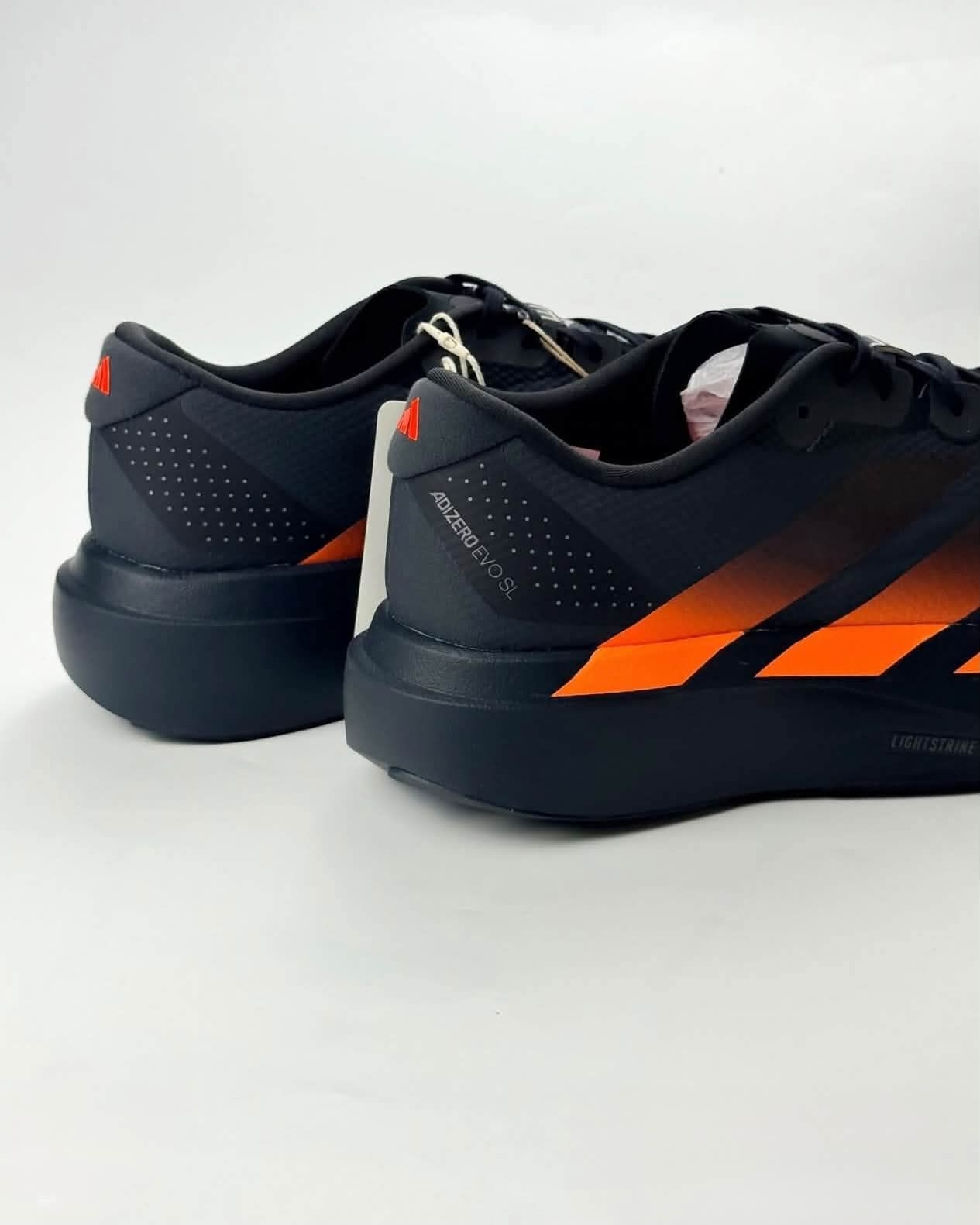 Adidas Adizero EVO SL 黑橙 碳板竞速跑鞋